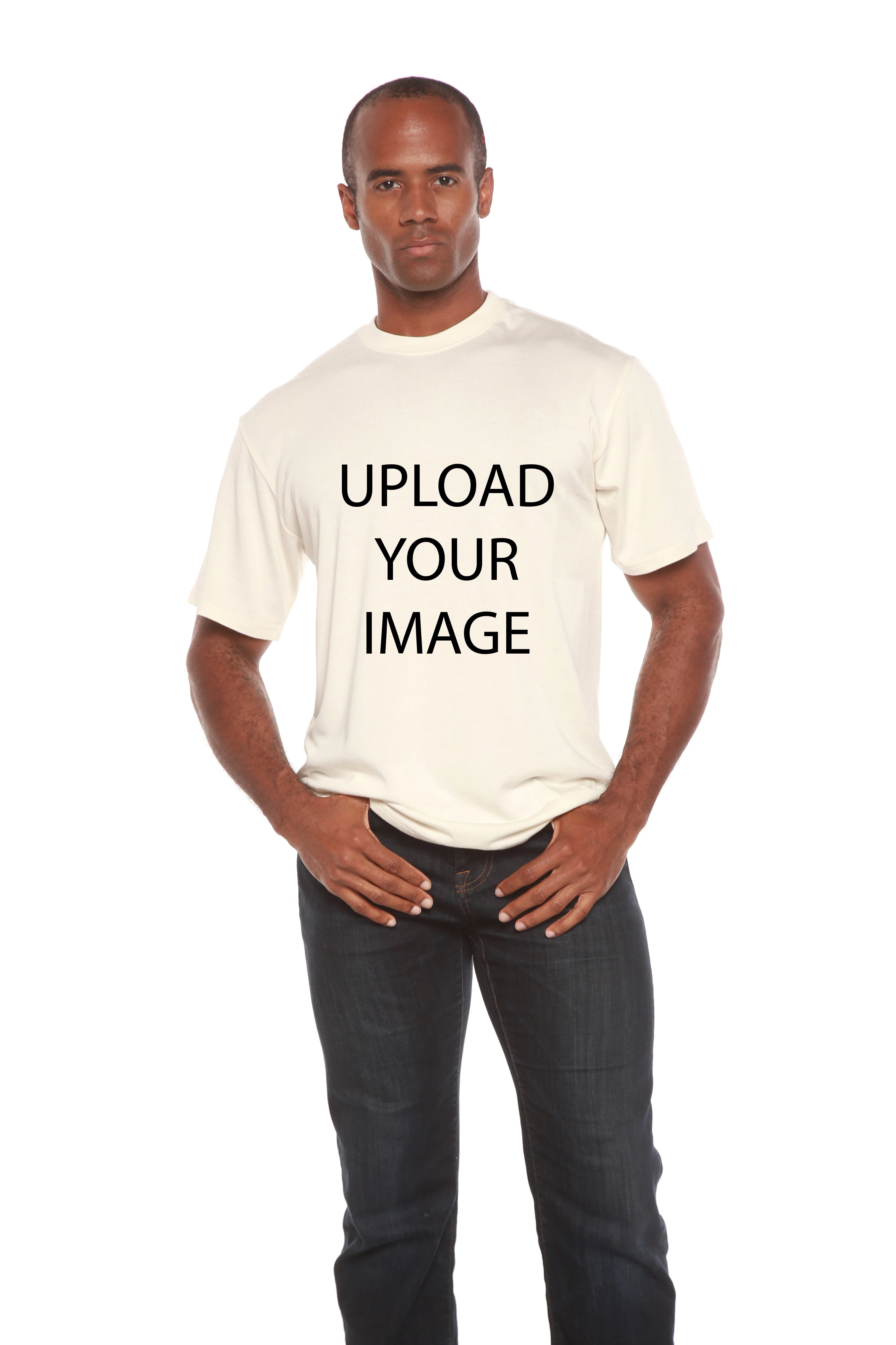 Custom Printed Men's Bamboo Viscose/Organic Cotton Short Sleeve T-Shirt - Image 35