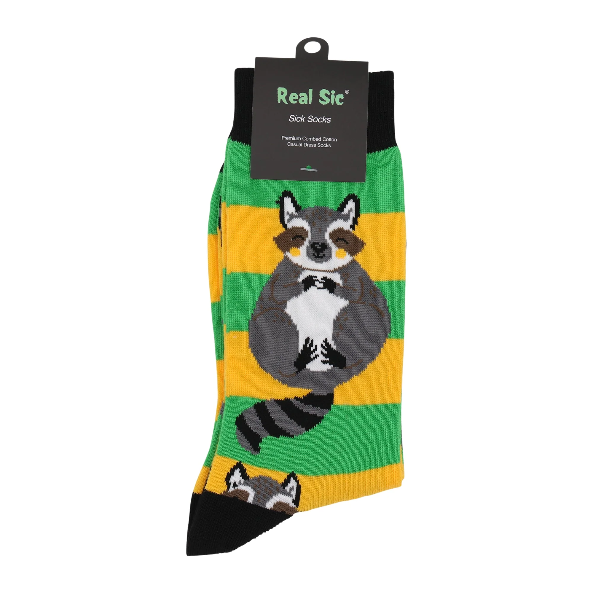 Cute Raccoons Socks - Comfy Cotton for Men & Women - Image 2
