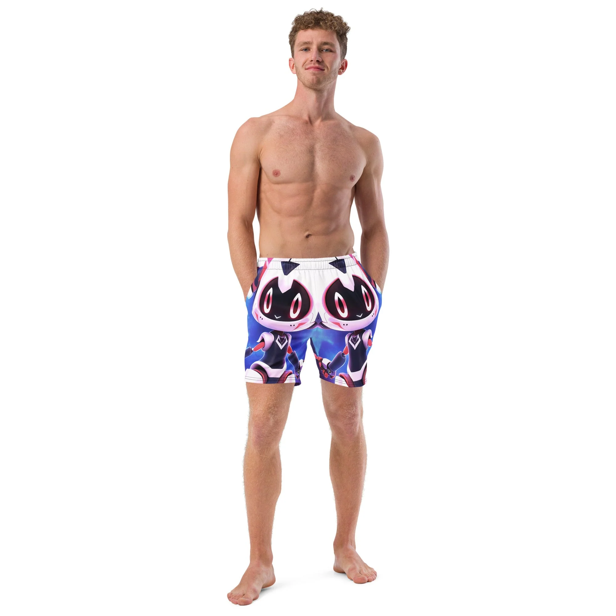 Cyber Friend Swim Trunks - Image 10