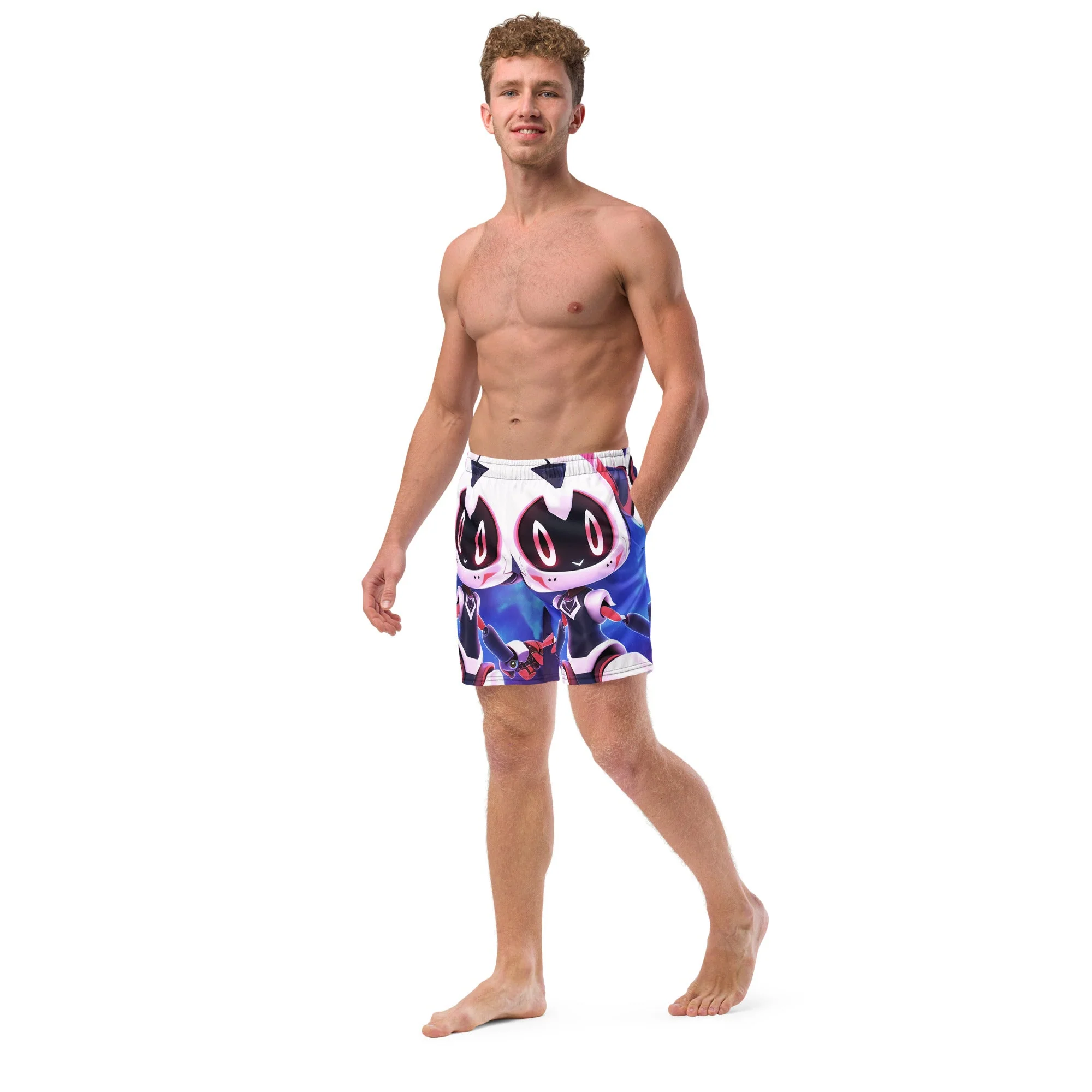 Cyber Friend Swim Trunks - Image 8