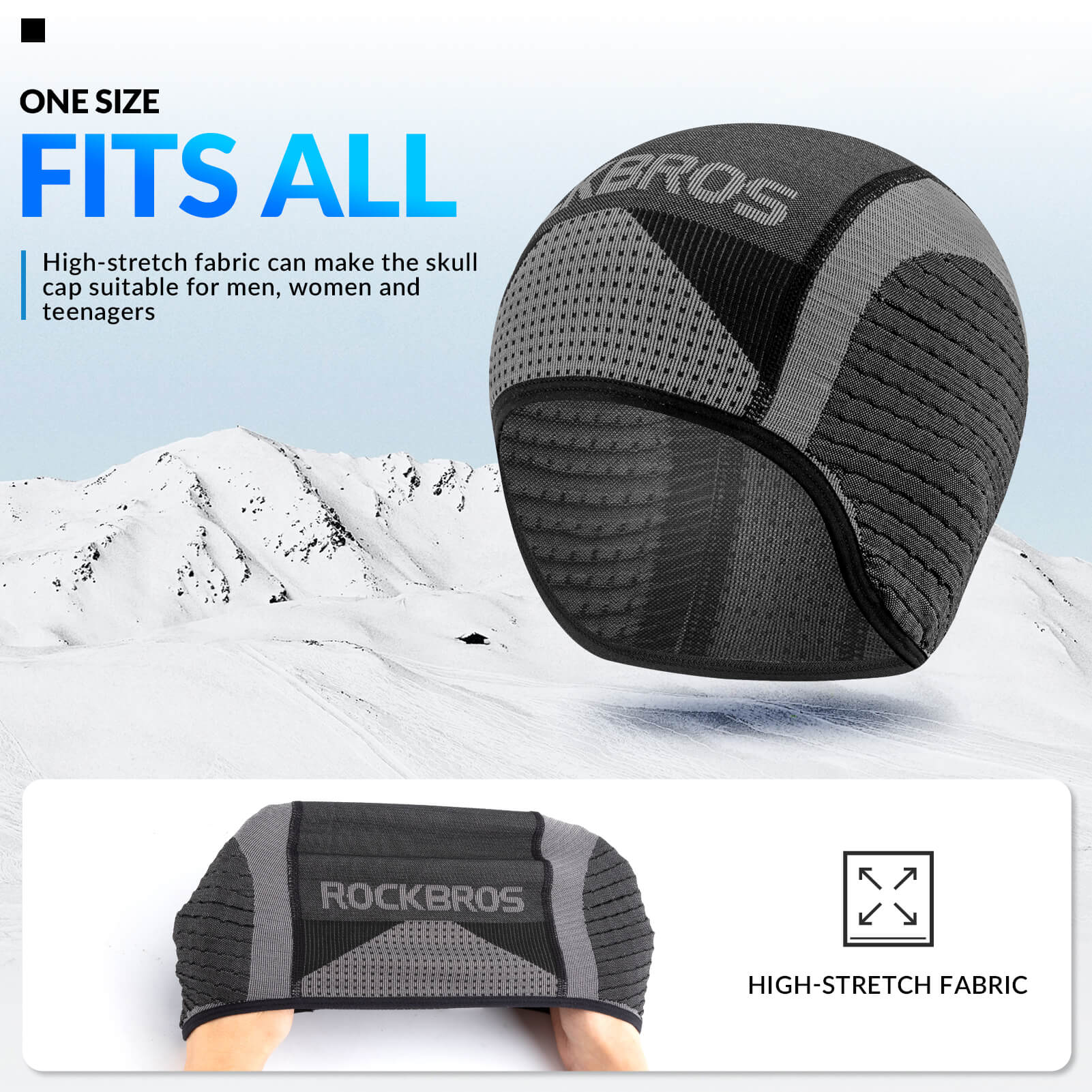 Cycling Skull Cap Helmet Liner Beanie - Image 3
