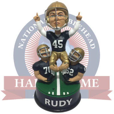 Daniel "Rudy" Ruettiger Talking Celebration Bobblehead