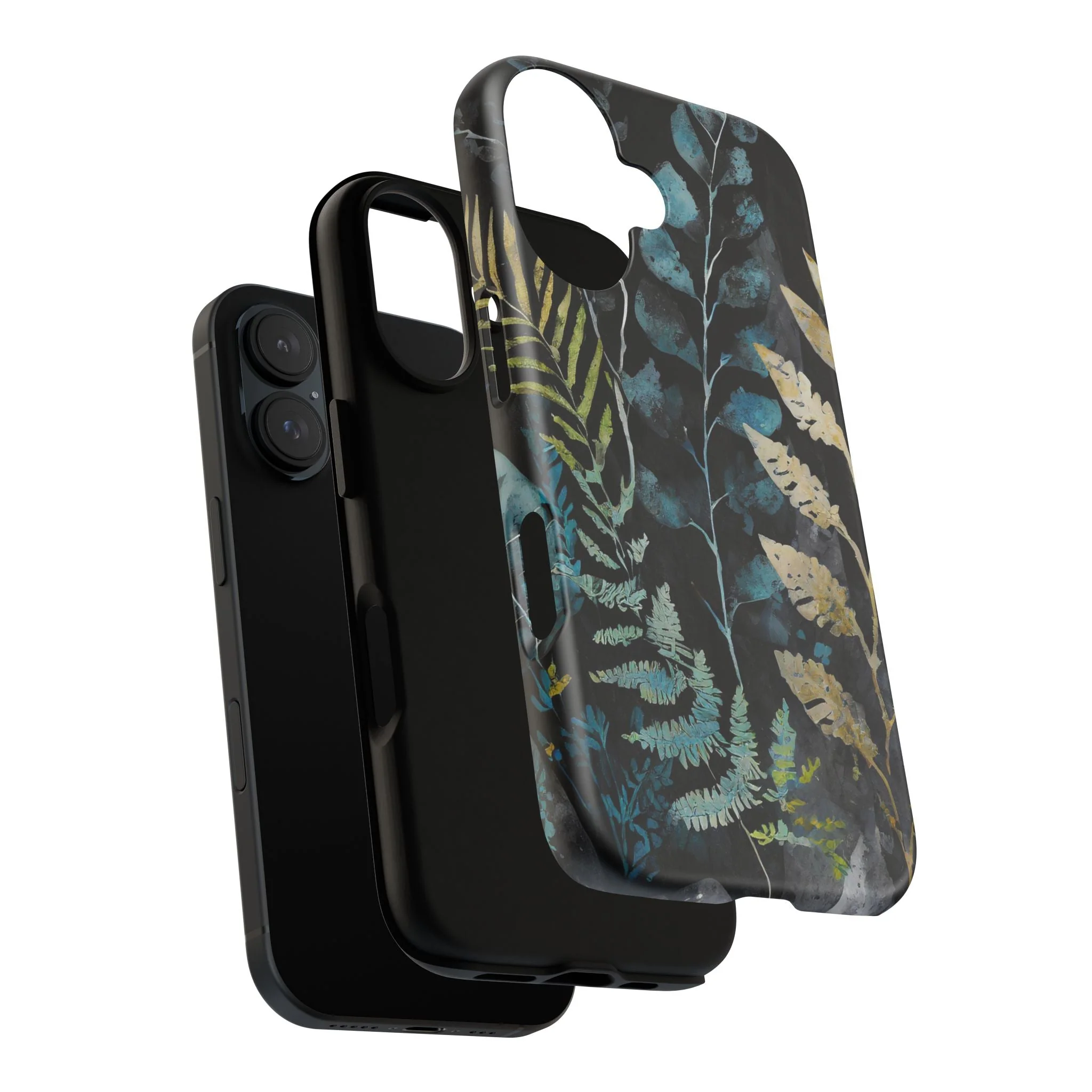 Dark Floral Tough Phone Case - Image 103