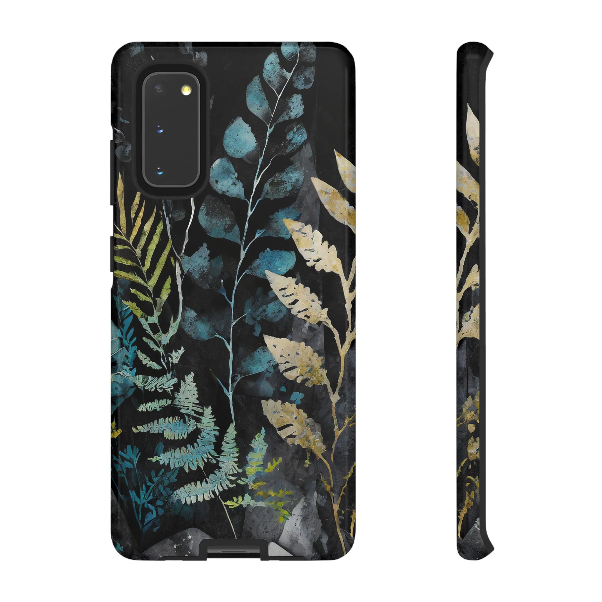 Dark Floral Tough Phone Case - Image 13