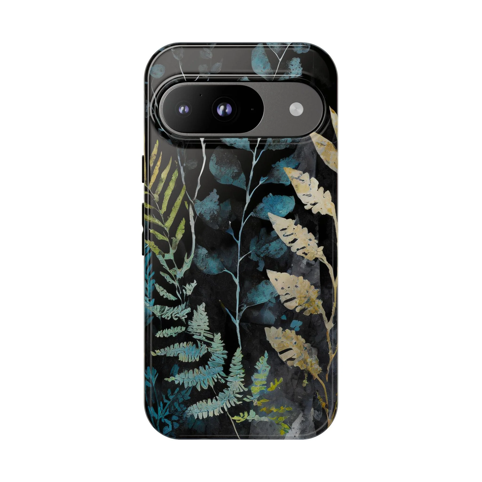 Dark Floral Tough Phone Case - Image 41