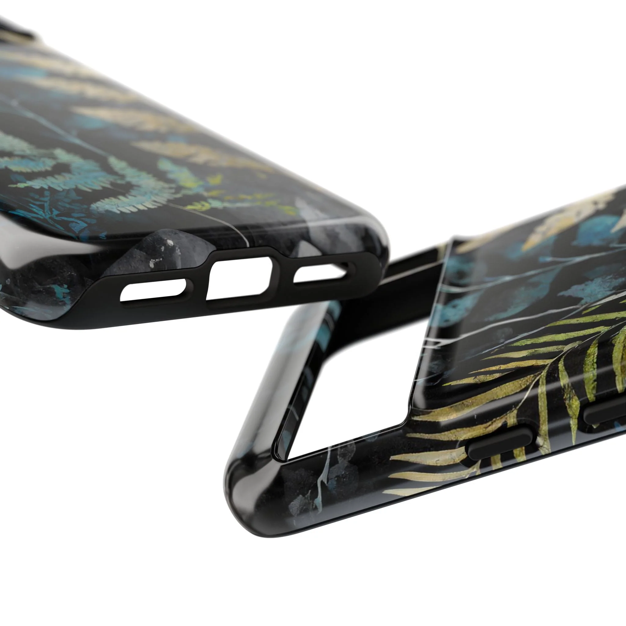 Dark Floral Tough Phone Case - Image 94