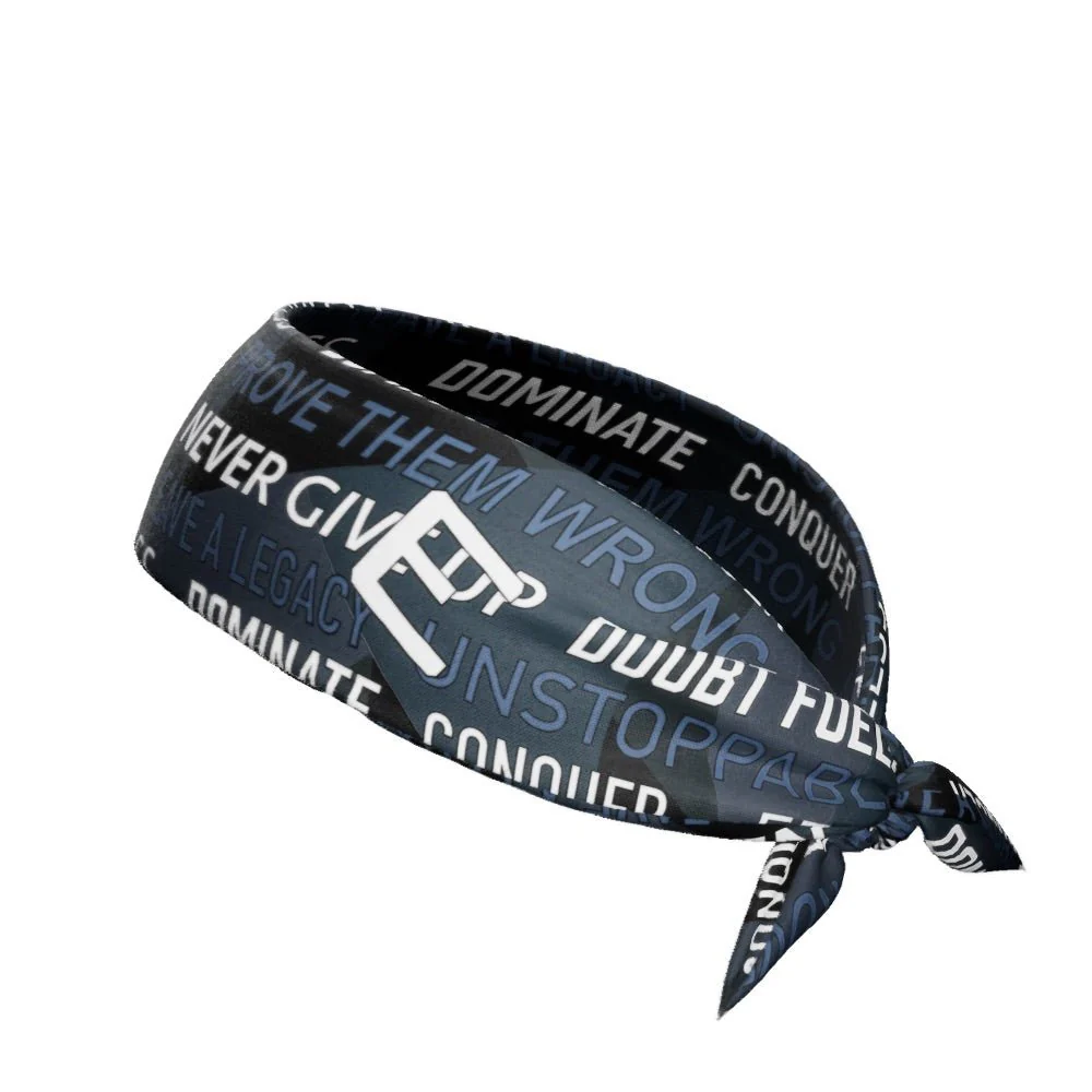 Dark Motivational Tie Headband - Image 4