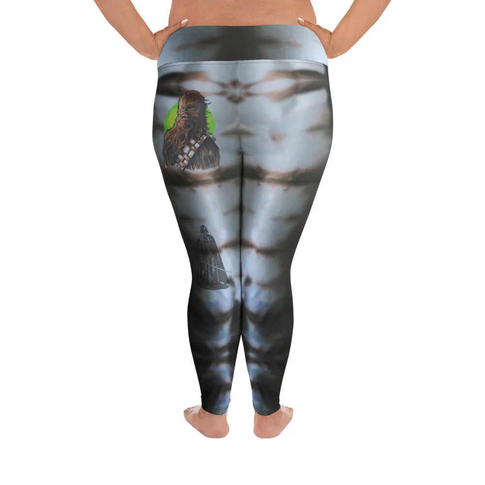Darth Vader Low Plus Size Leggings - Image 2