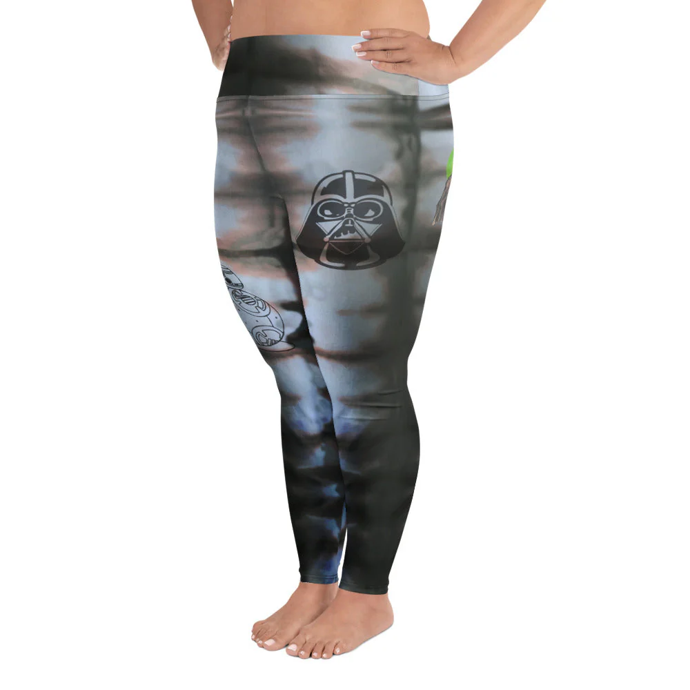 Darth Vader Low Plus Size Leggings - Image 3
