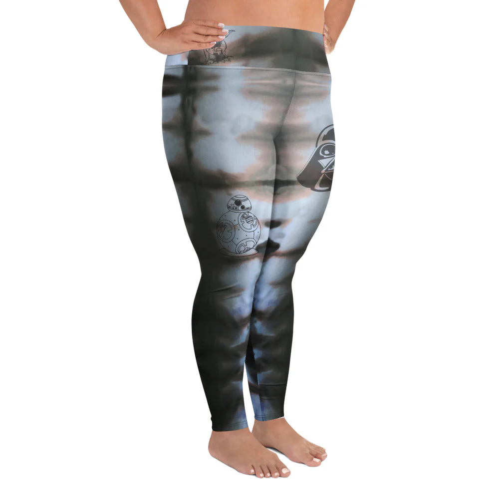 Darth Vader Low Plus Size Leggings - Image 4