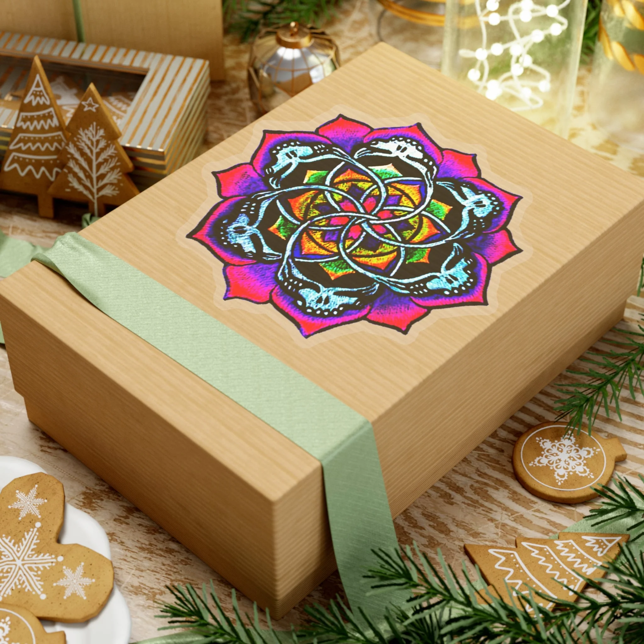 Dead Head Mandala Stickers - Image 4