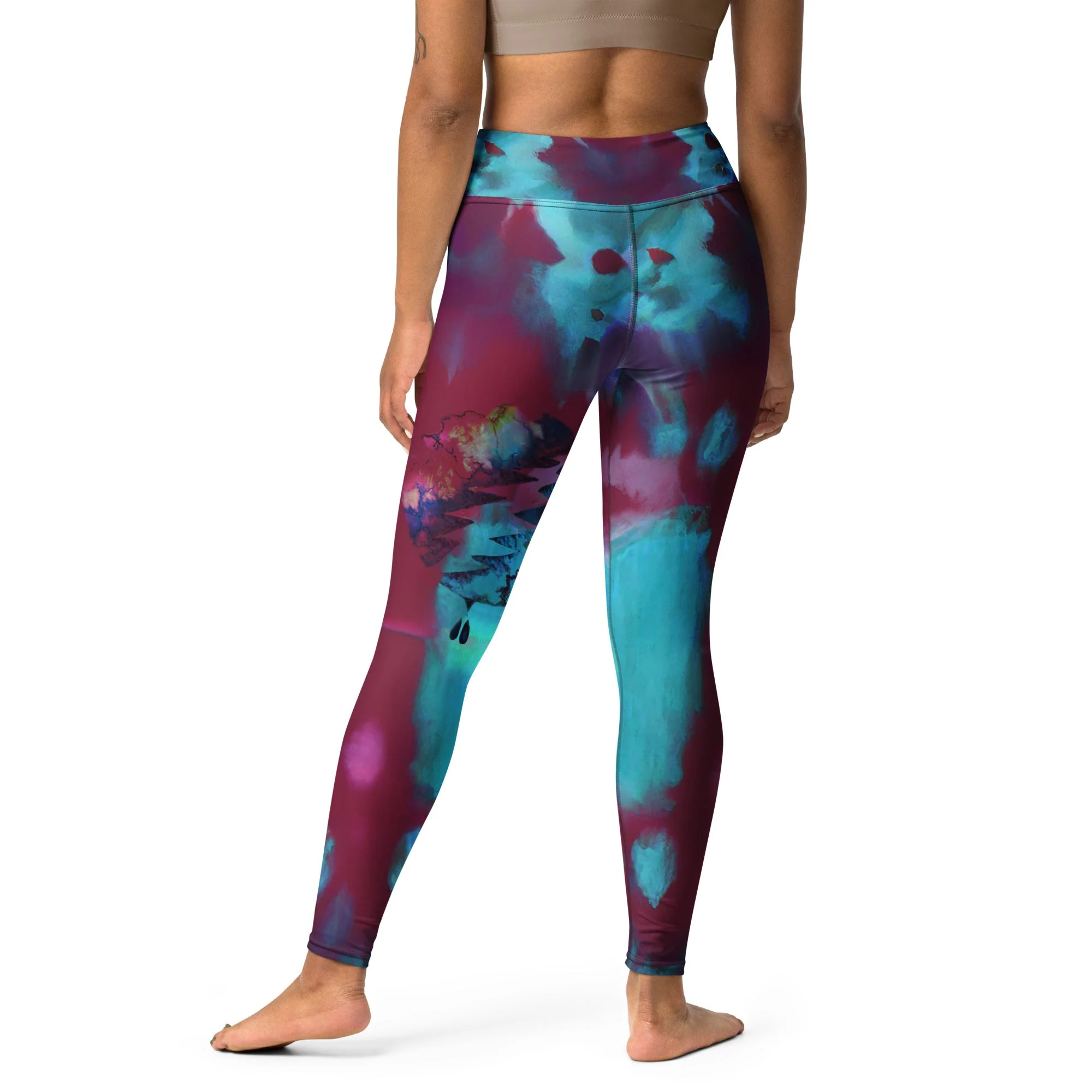 Dead Head Rising High Waisted Yoga Leggings - Image 4
