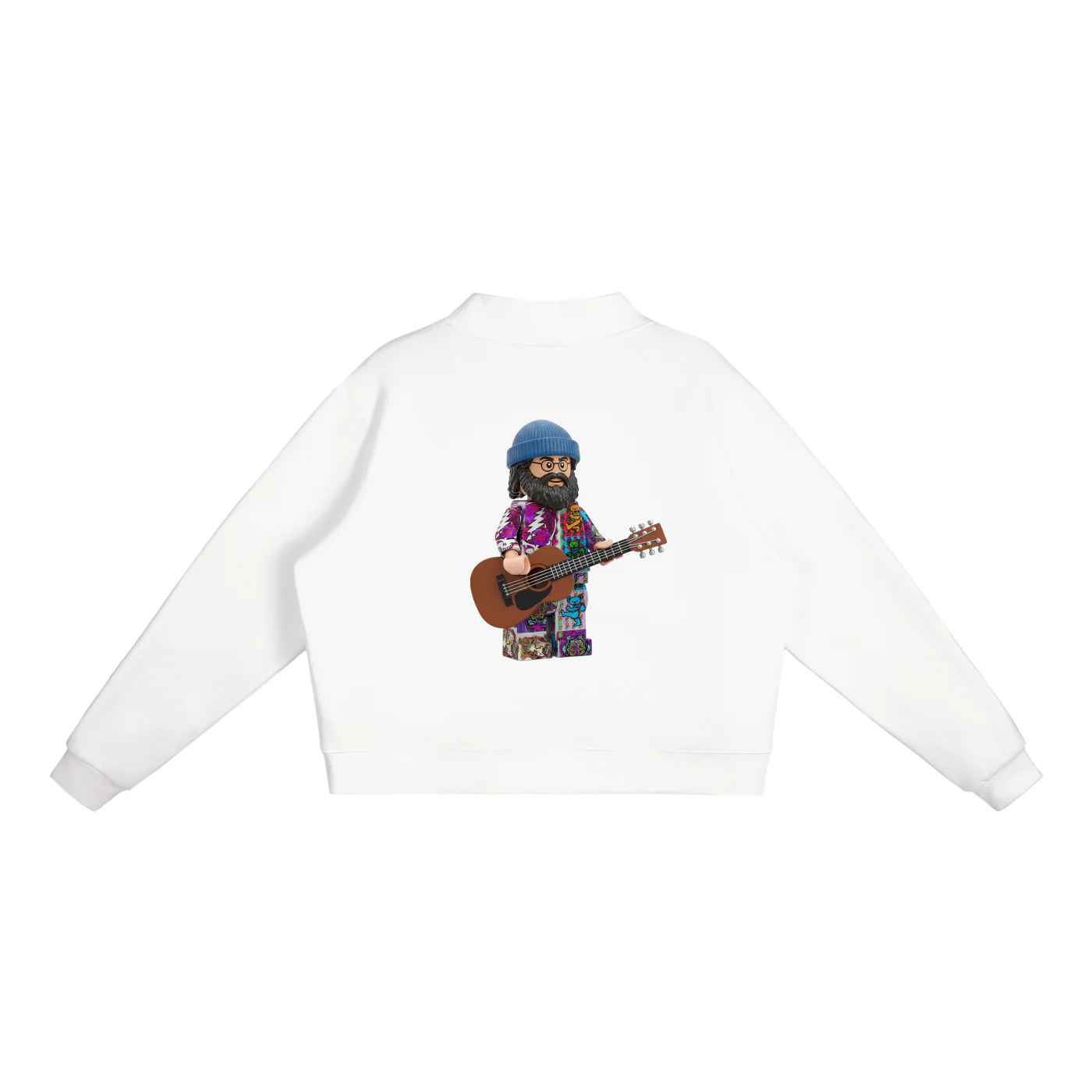 Dead Head Thunder Essential Fleece Mid-Neck Crew Sweatshirt - Image 8