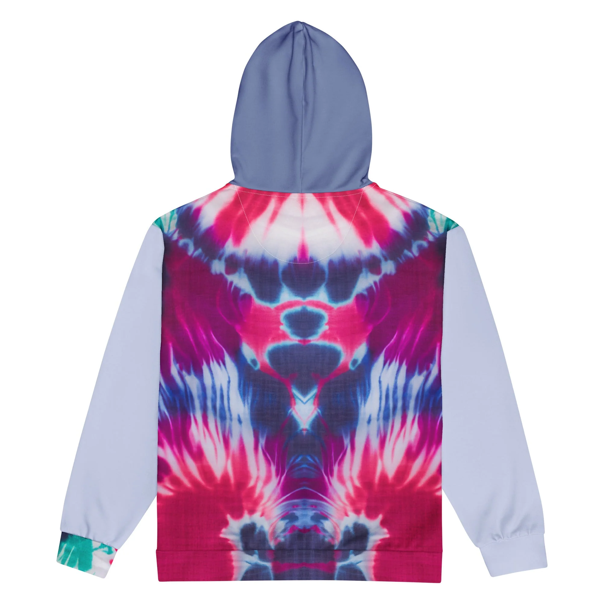 Deadhead Shibori Unisex zip hoodie - Image 7