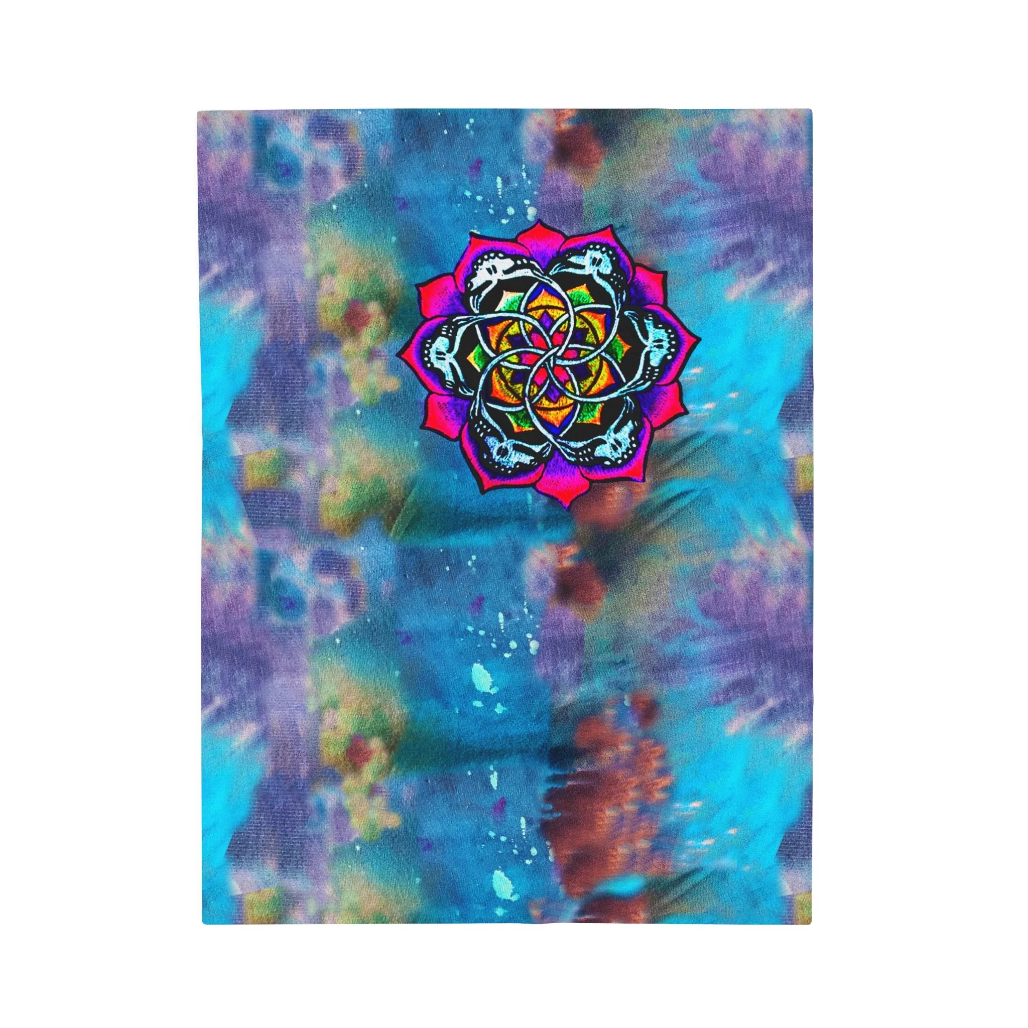 DEADPUNK Mandala Plush Blanket - Image 3