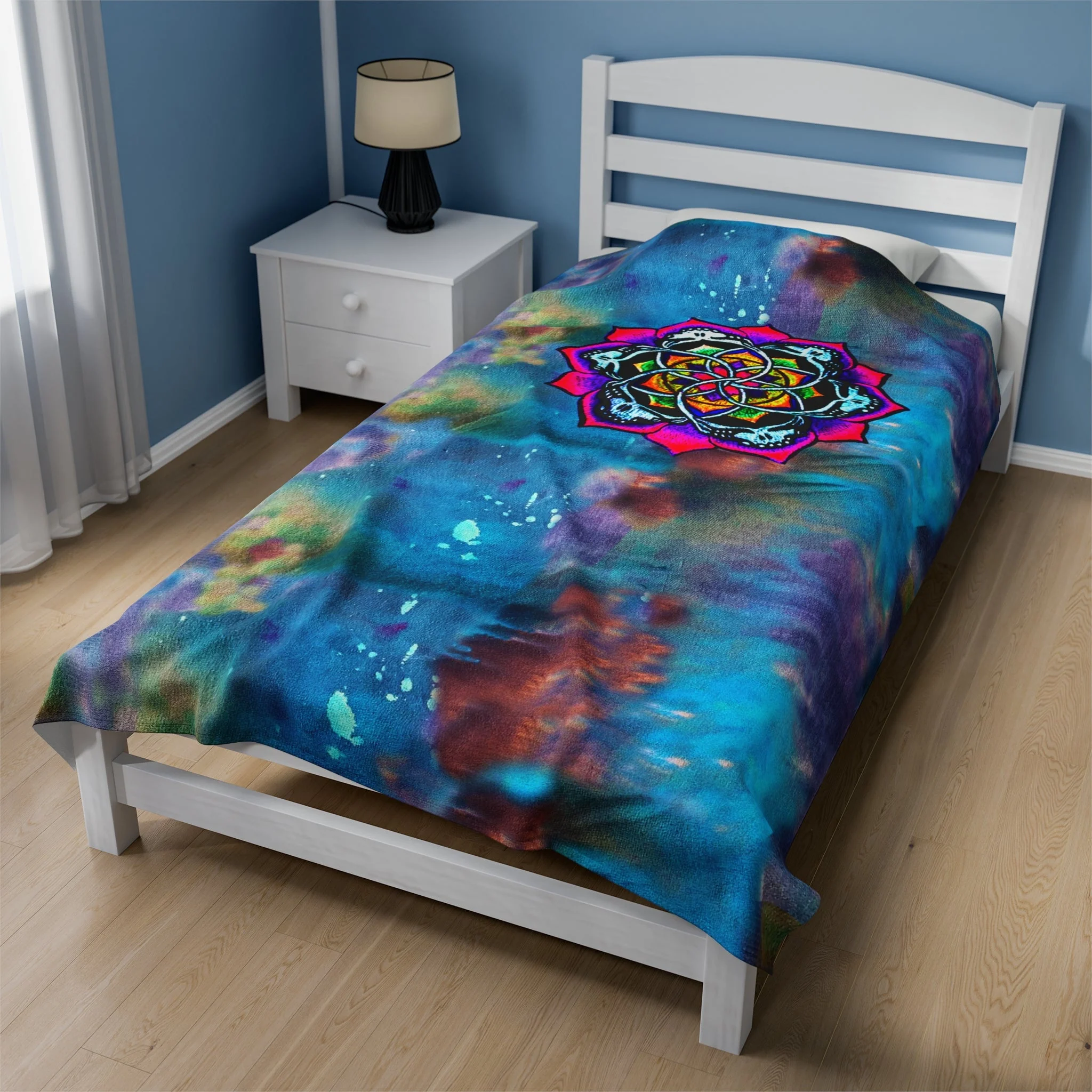 DEADPUNK Mandala Plush Blanket - Image 8