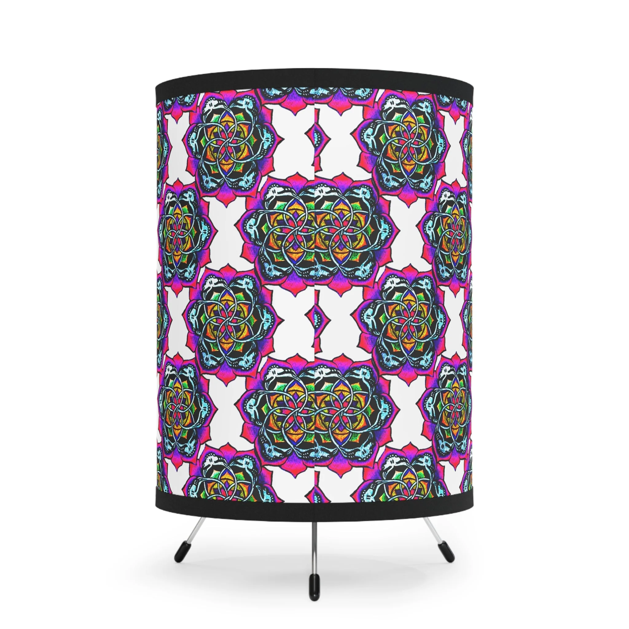 DEADPUNK Mandala Tripod Lamp - Image 4