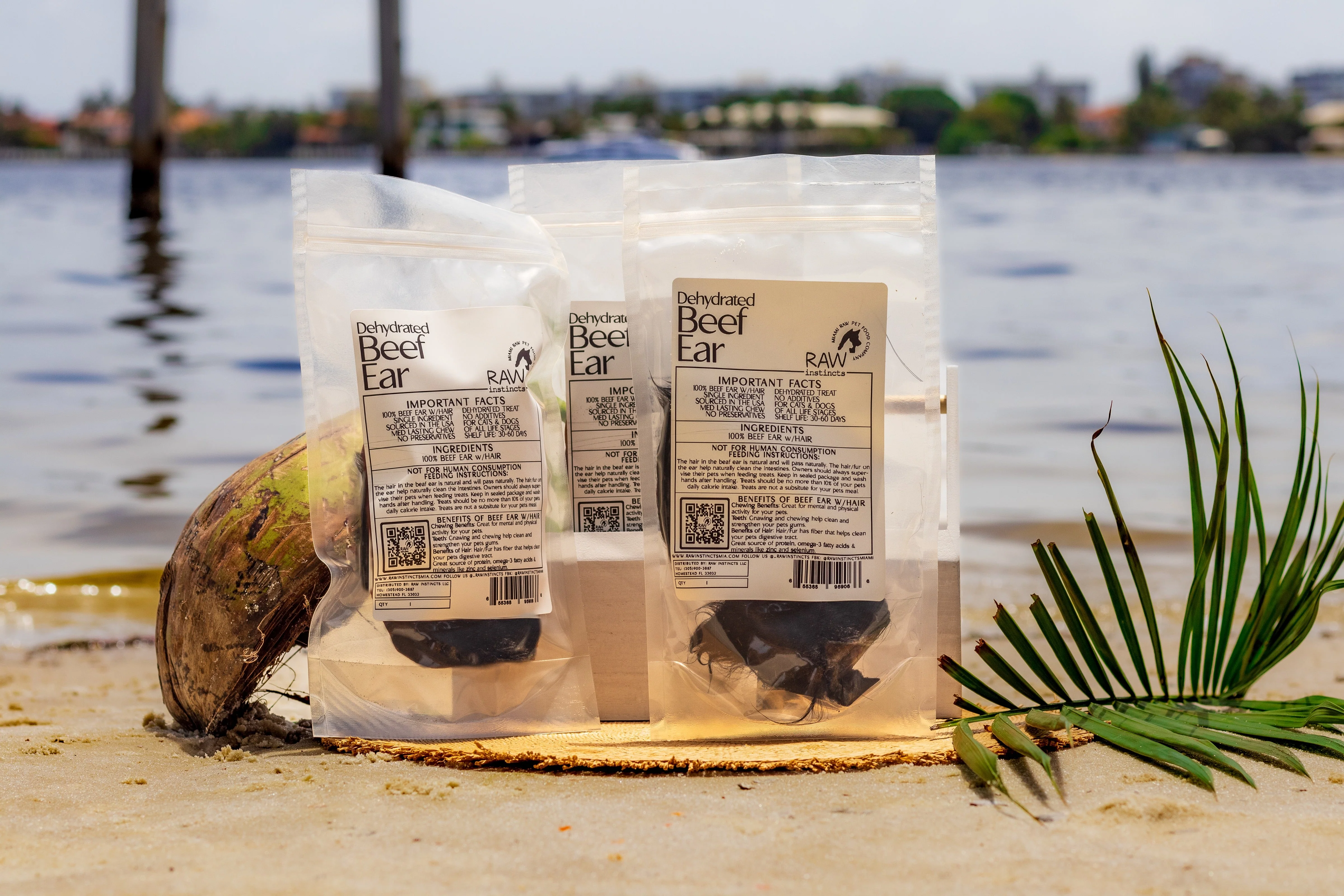 Dehydrated Beef Ear with Hair for Cats & Dogs — All-Natural | Raw Instincts Florida - Image 2
