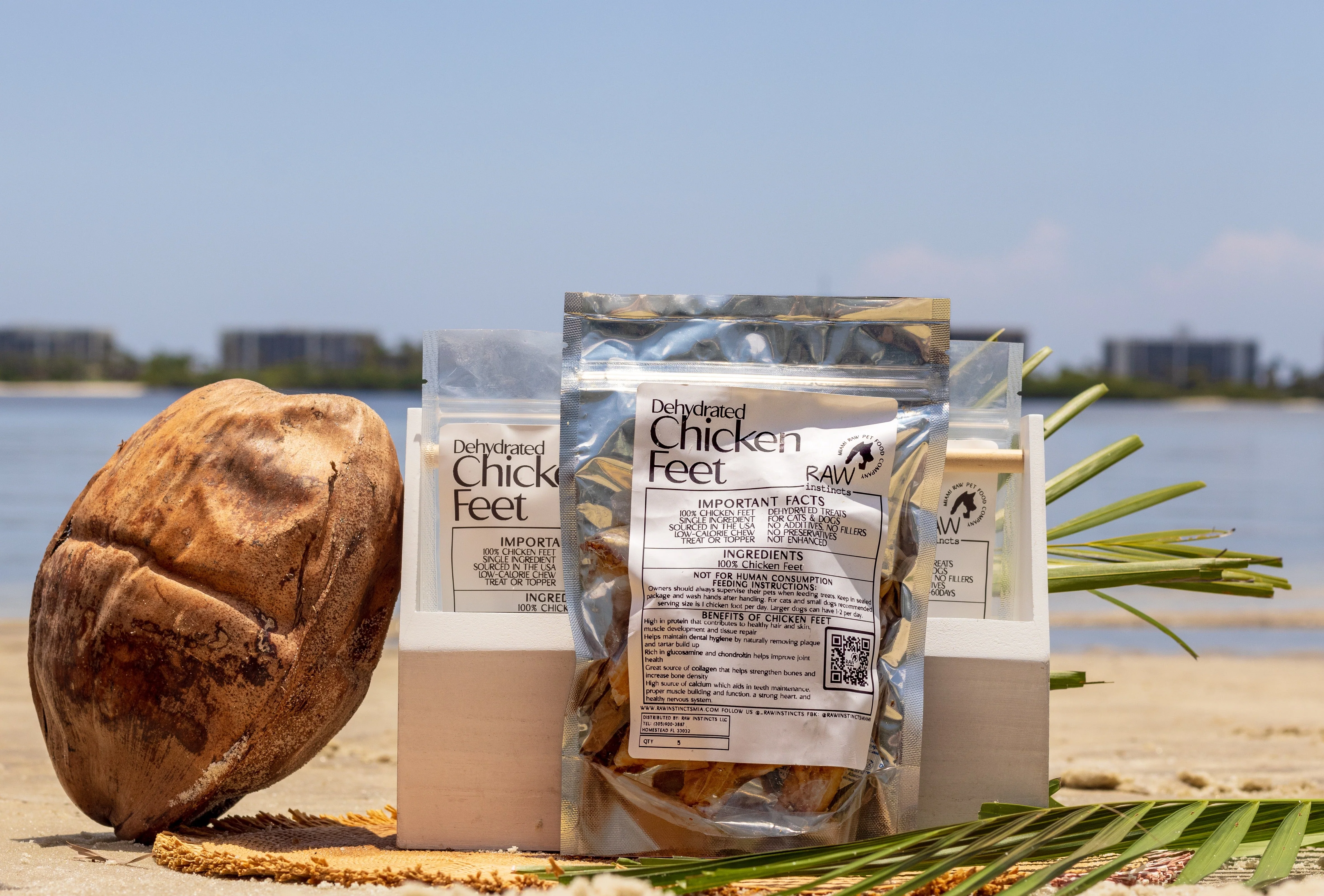 Dehydrated Chicken Feet β 5ct | Raw Instincts | Natural Chew for Cats & Dogs - Image 2