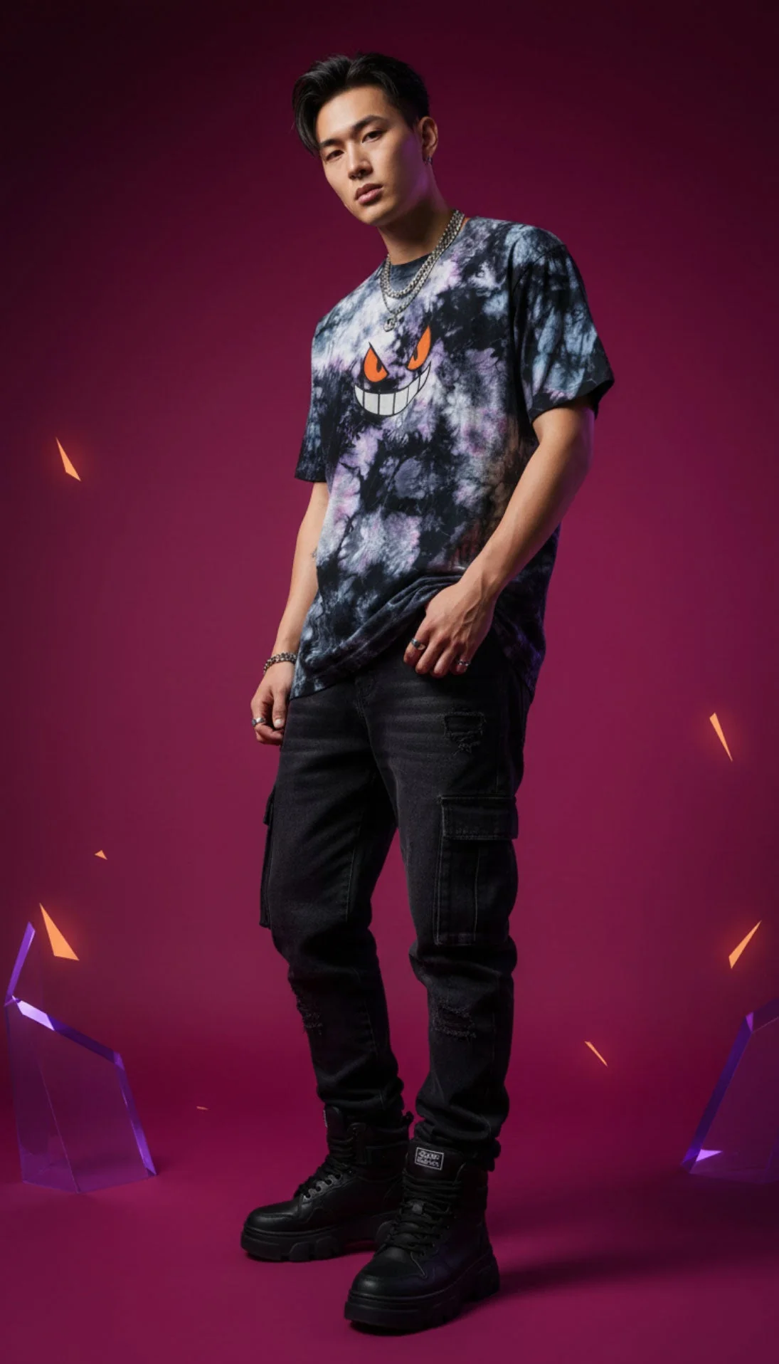 Demon Inside Tie-Dye T-Shirt - Image 10