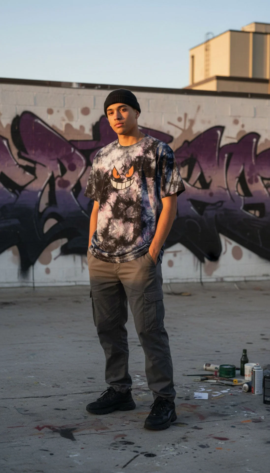 Demon Inside Tie-Dye T-Shirt - Image 14