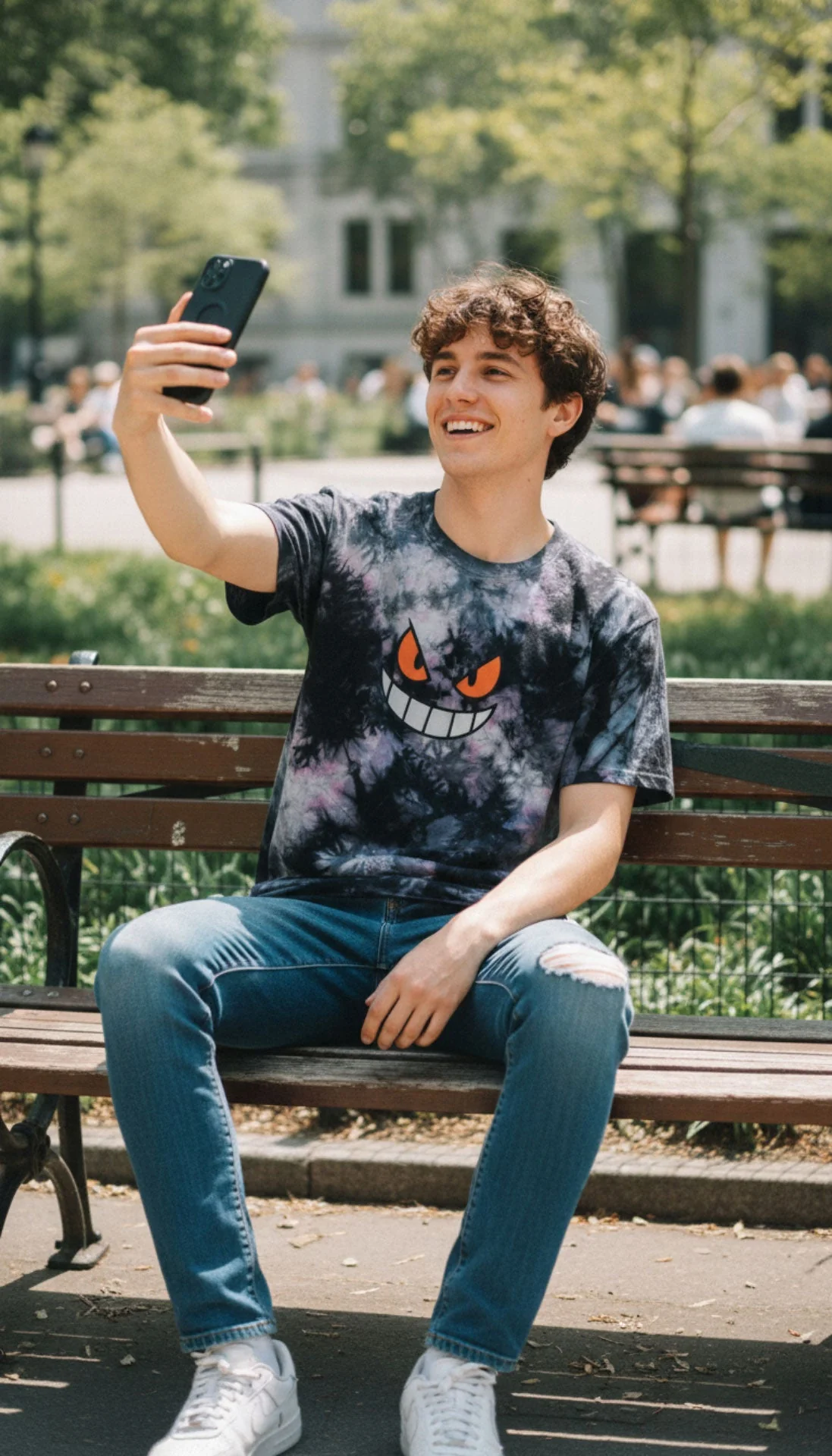 Demon Inside Tie-Dye T-Shirt - Image 16