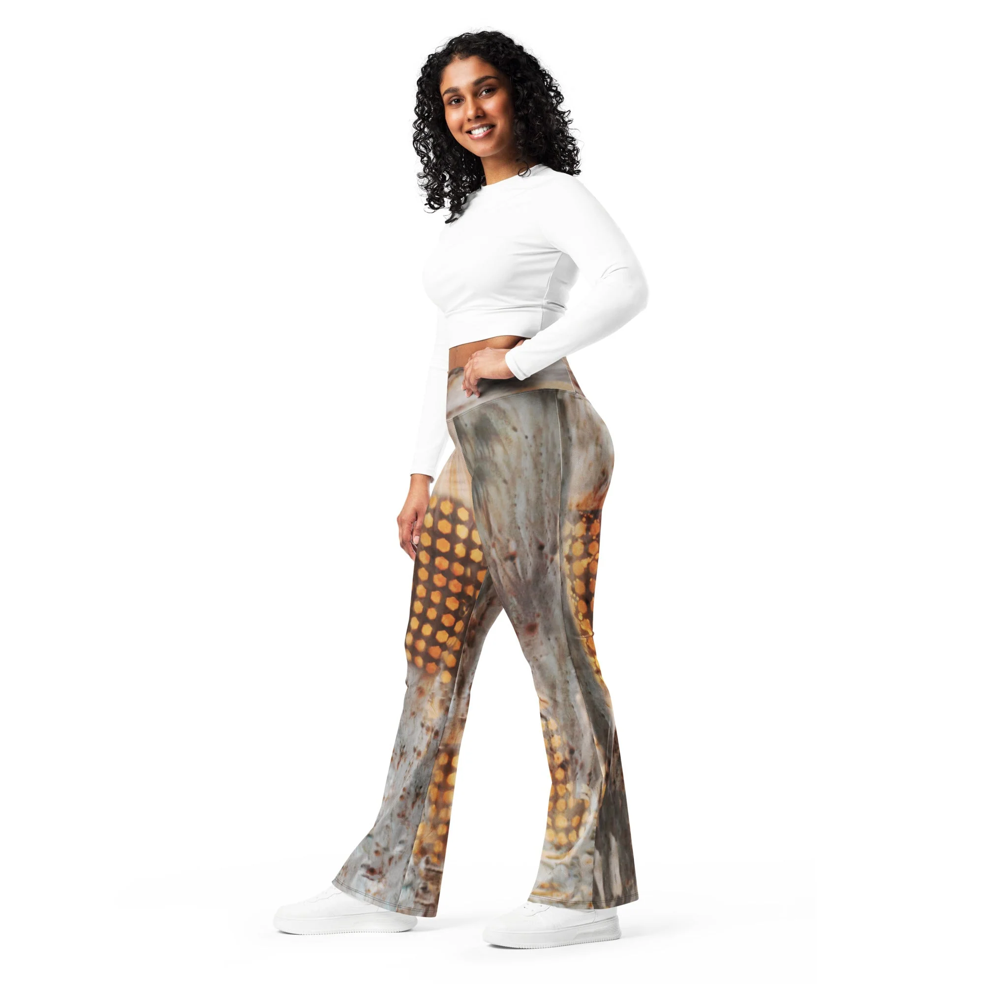 Desert Gold Flare leggings - Image 3