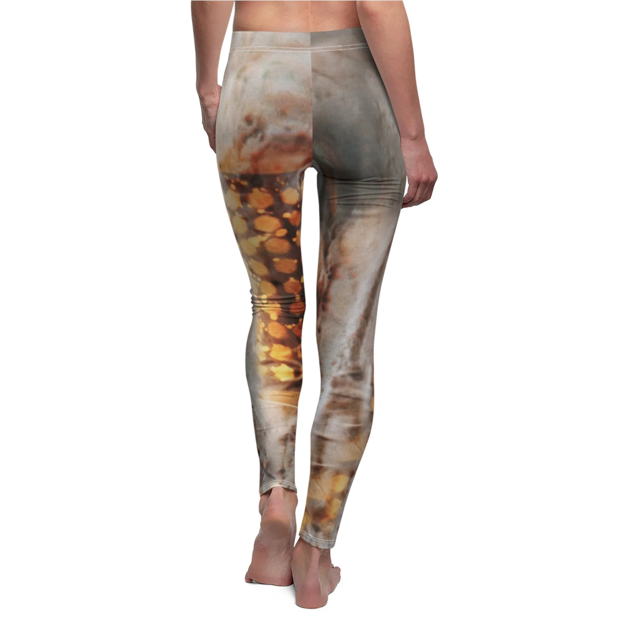Desert Gold Resurrected Brushed Suede Leggings - Image 2