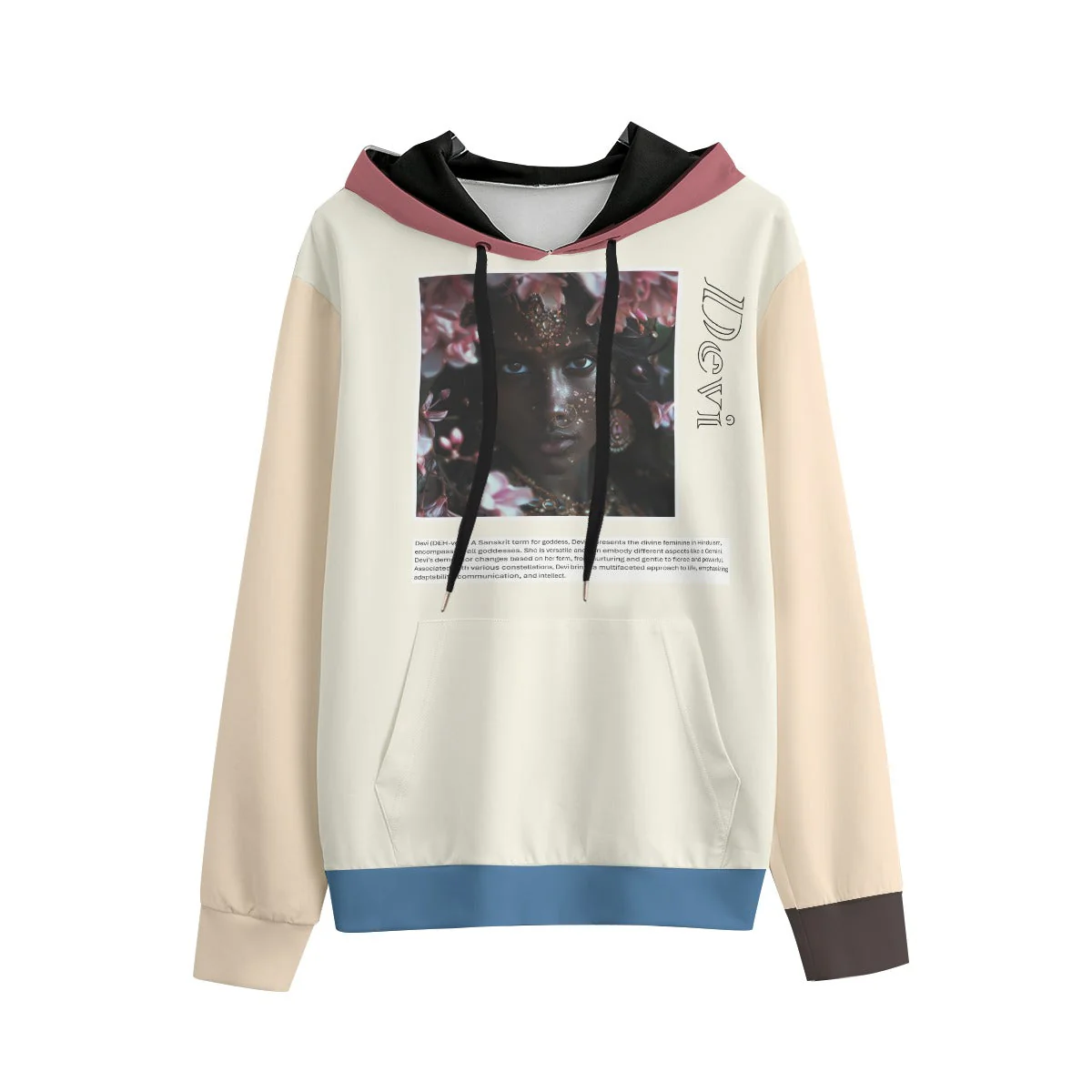 Devi Aziza & Fae Cotton Unisex Pullover Hoodie - Image 2