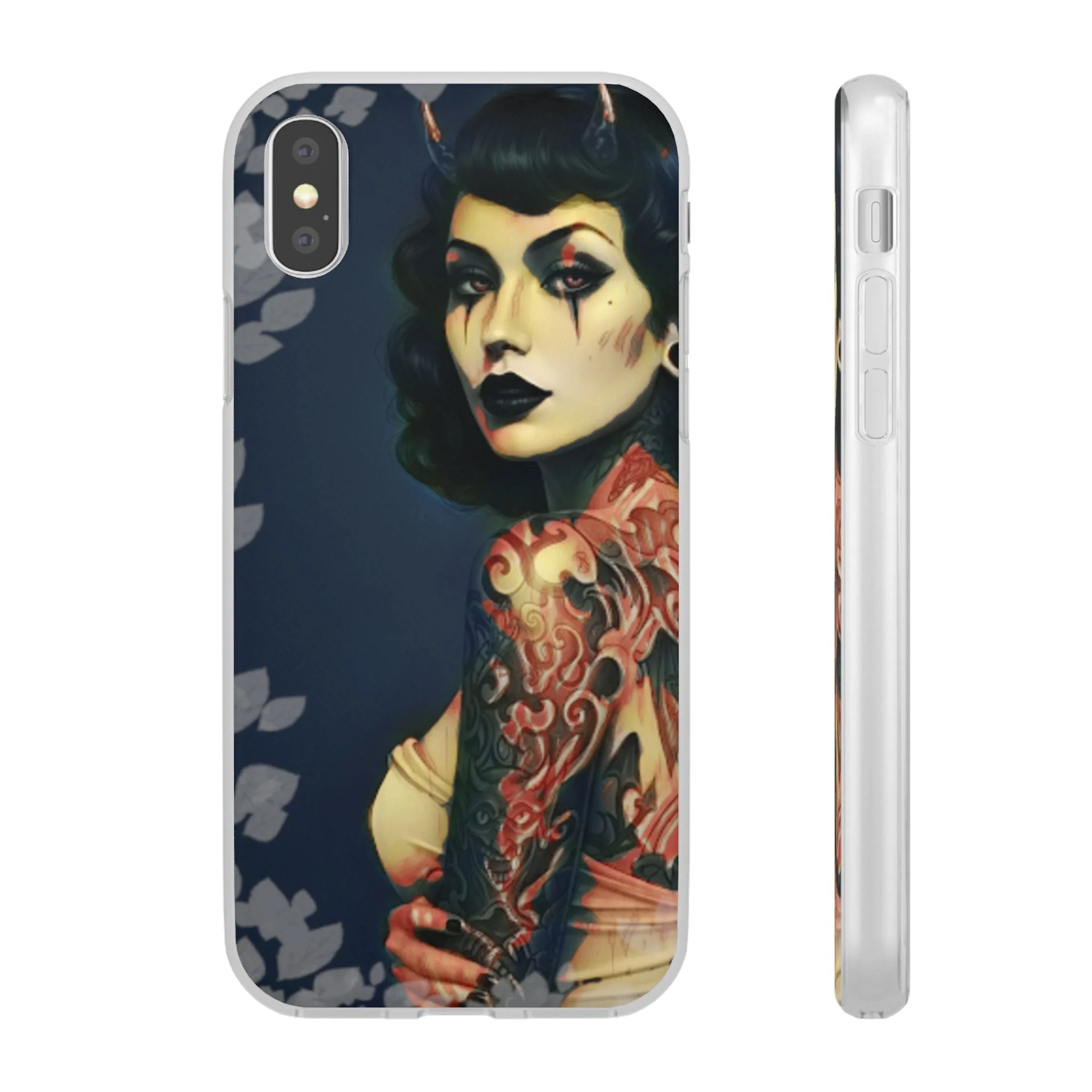 Devilish Beauty Flexi Phone Case - Image 2