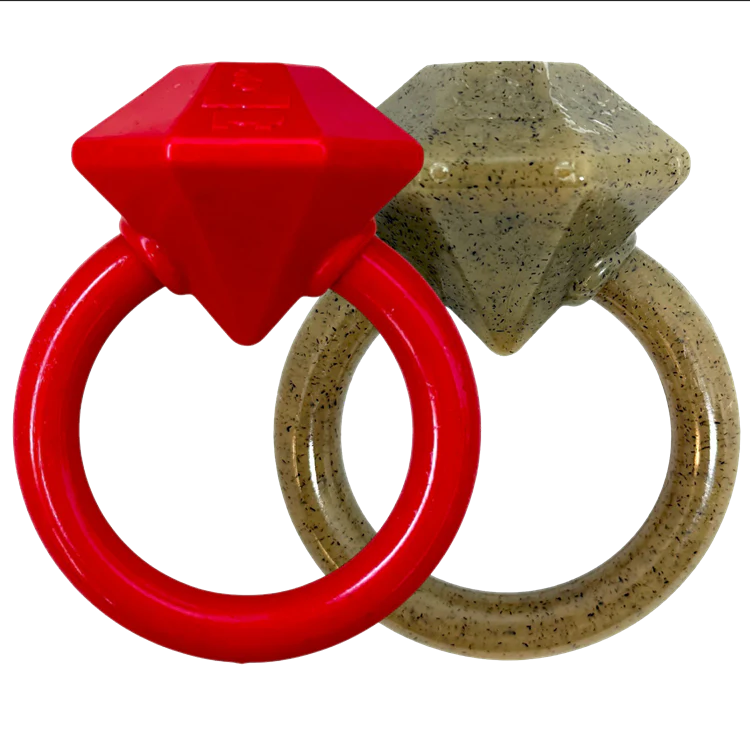 Diamond Ring Nylon Teething Ring for Puppies | Durable & USA Made