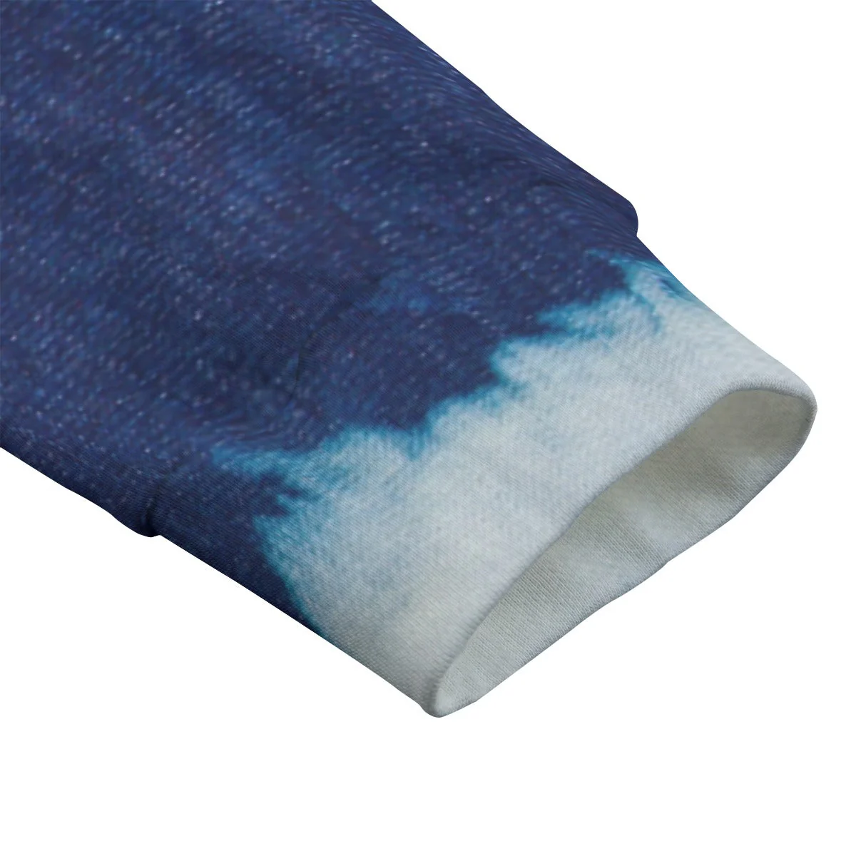 Dip Denim Print Zip Collar Sweatshirt - Image 4