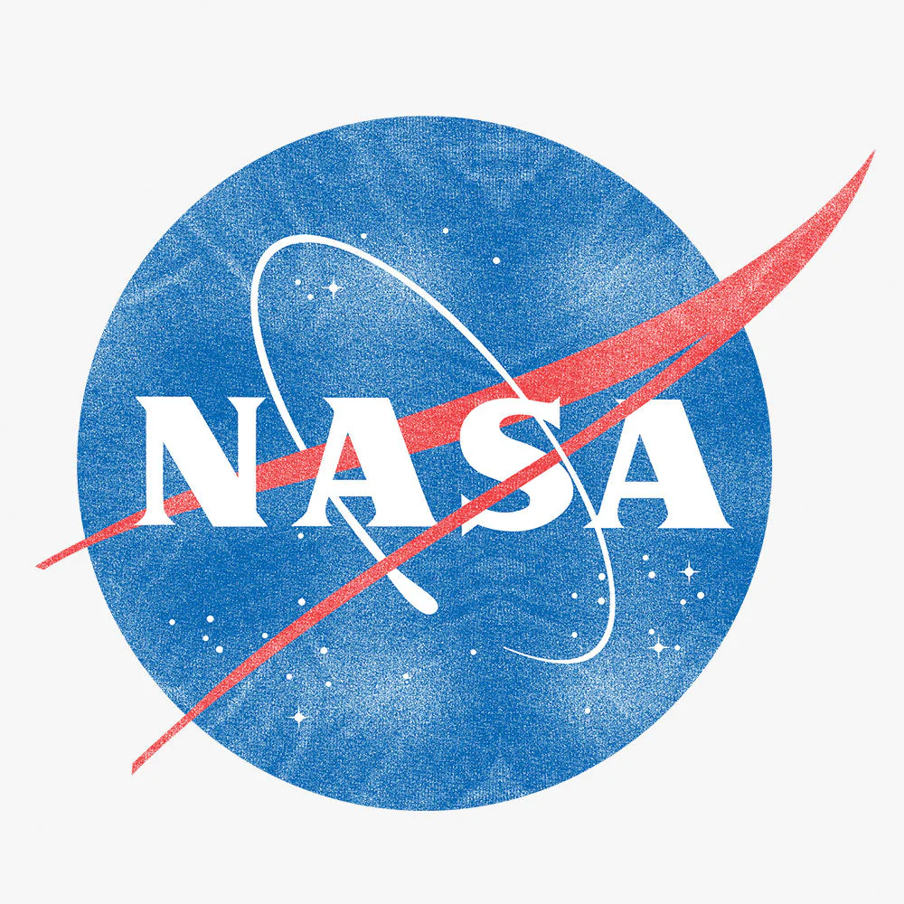 Distressed NASA Logo T-Shirt - White - Image 2
