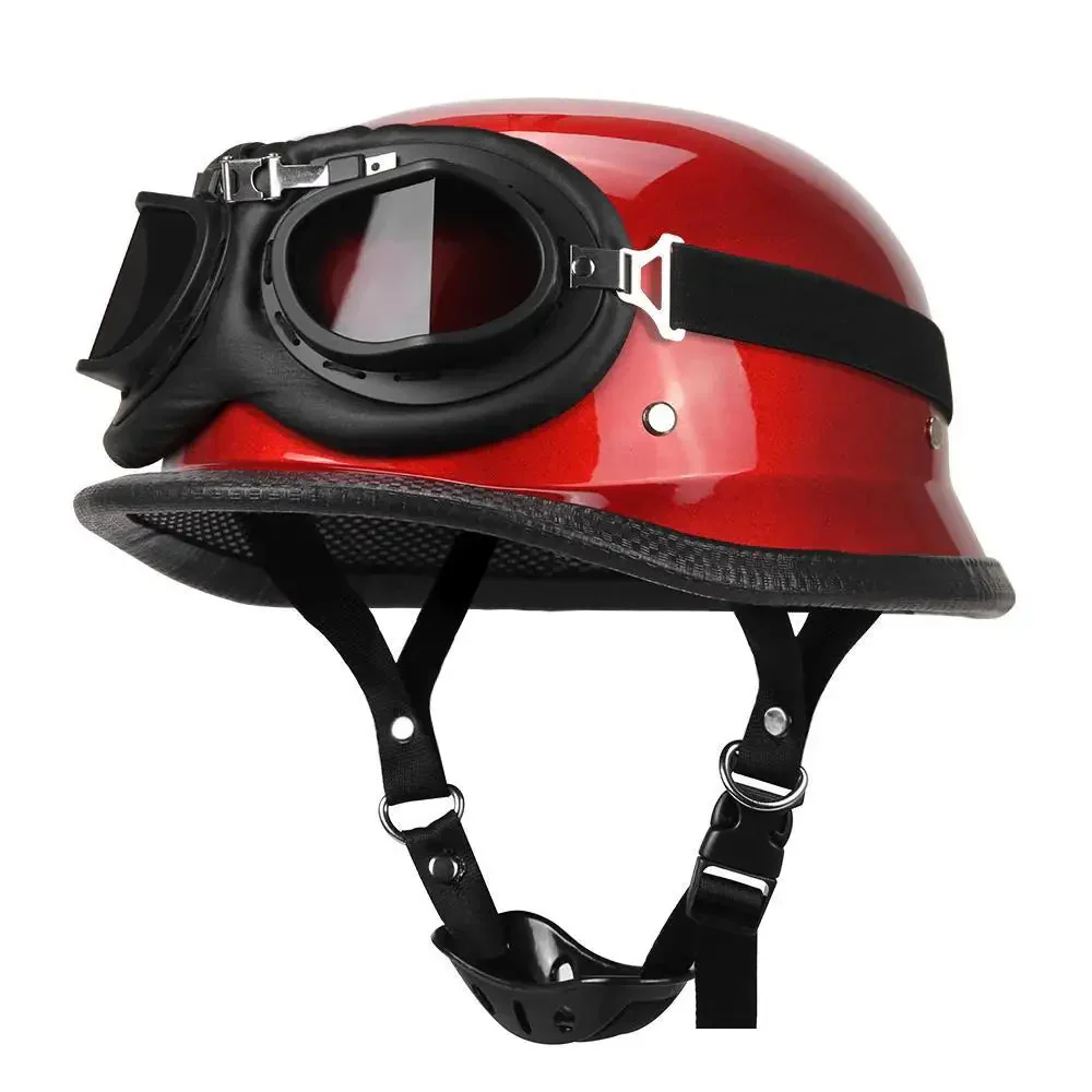 DOT Certification Half Helmet Retro Motorcycle - Image 15