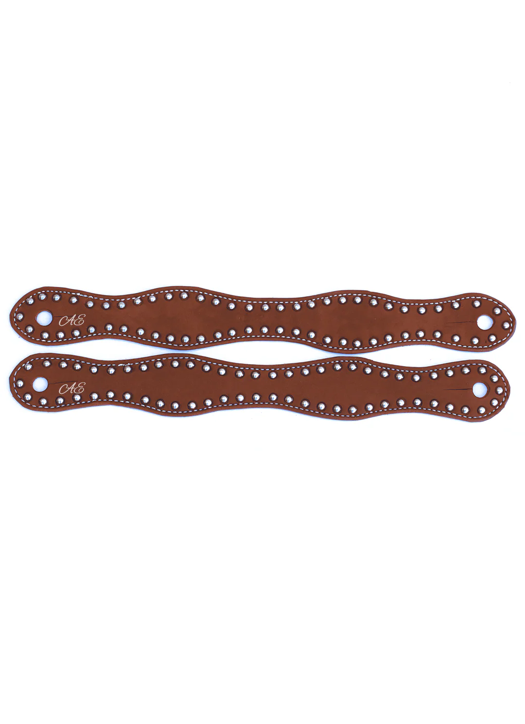 Dotted Harness Slobber Straps - Stainless - Image 2