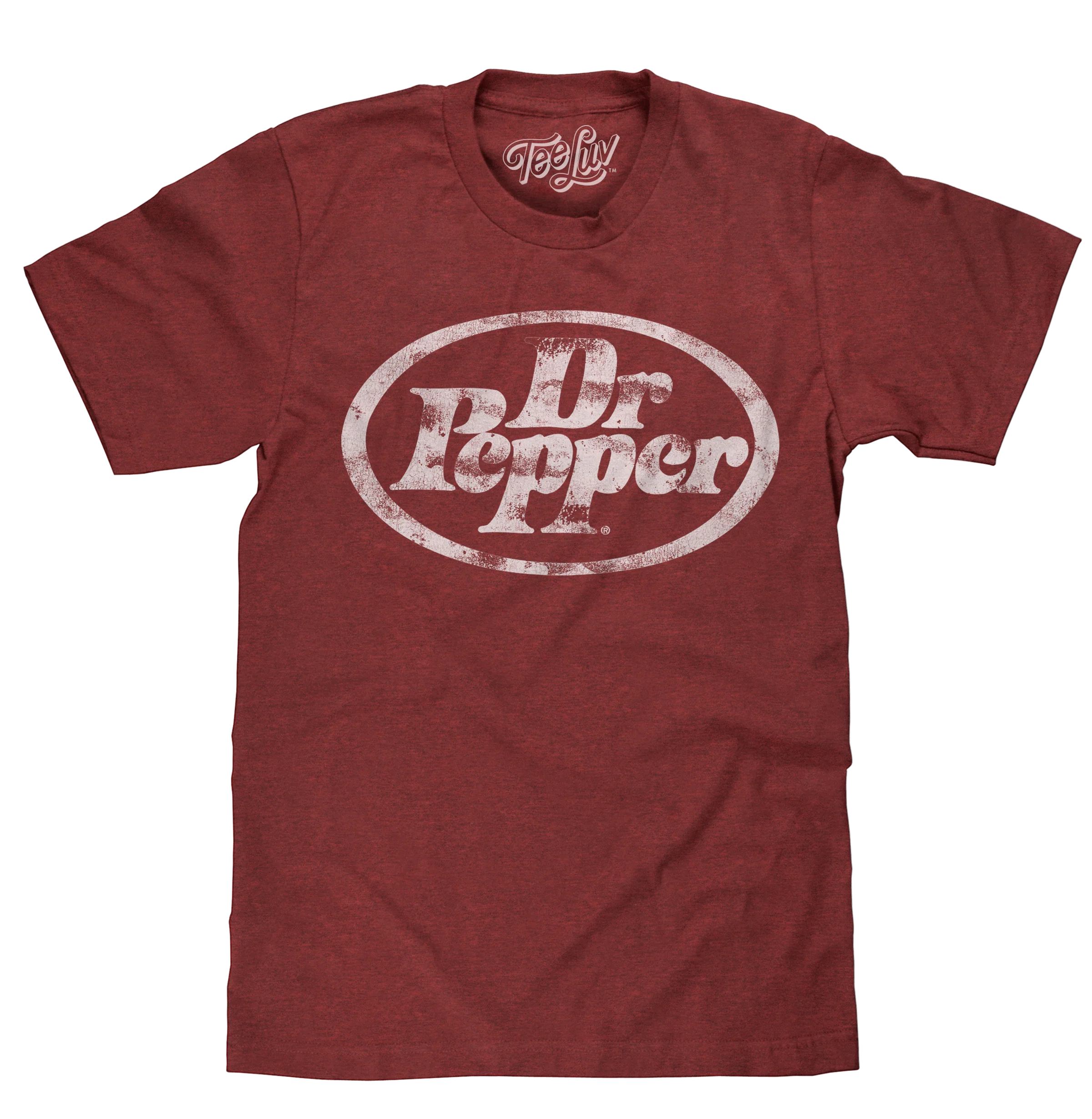 Dr Pepper Distressed Logo T-Shirt - Red