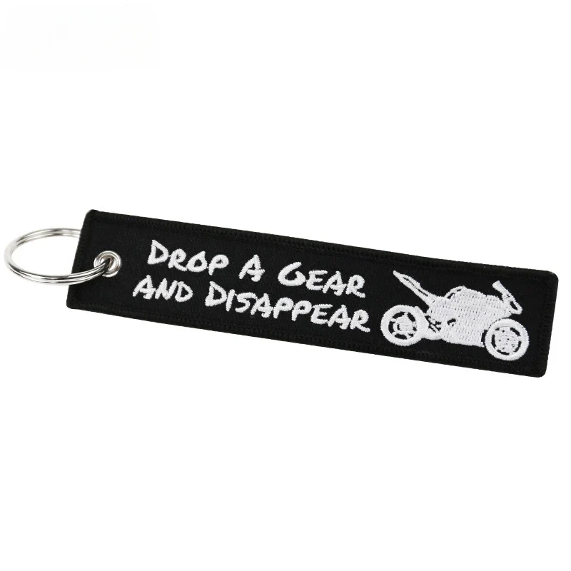 Drop A Gear And Disappear - Motorcycle Keychain - Image 2