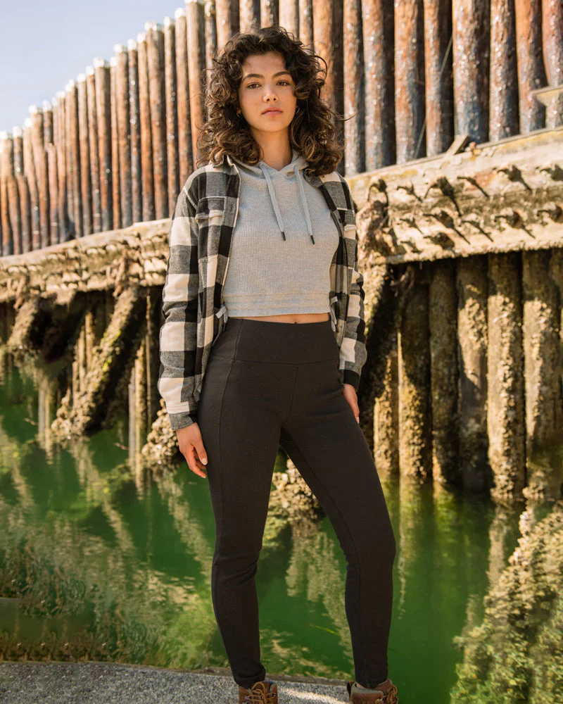 EcoKnit⢠Cropped Thermal Hoodie - Image 3