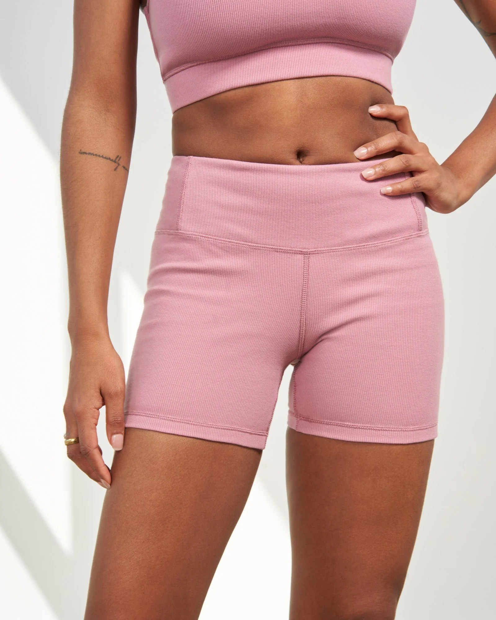 EcoKnit⢠Ribbed Bike Short - 5" - Image 11