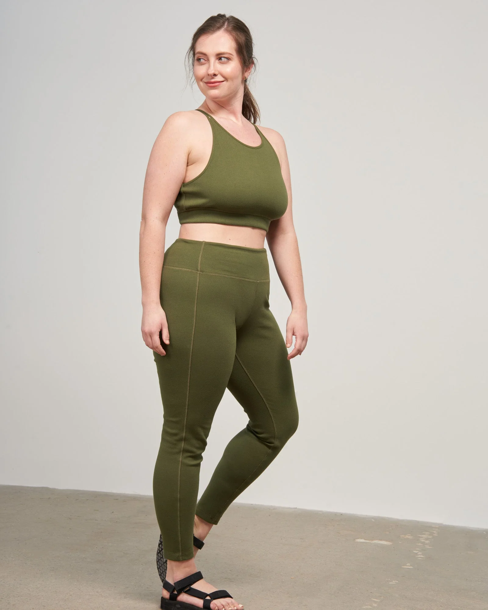 EcoKnit™ Ribbed Leggings - Image 2