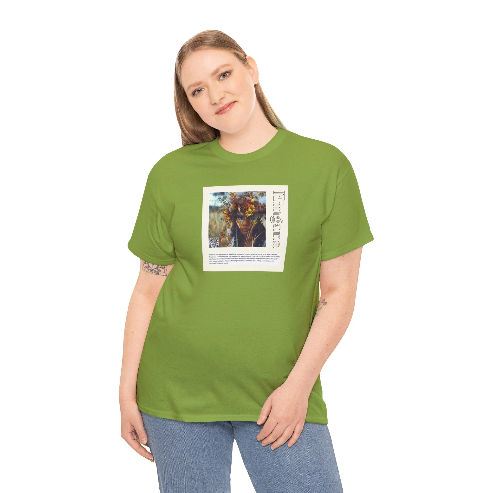 Eingana Aziza & Fae Unisex Heavy Cotton Tee - Image 103