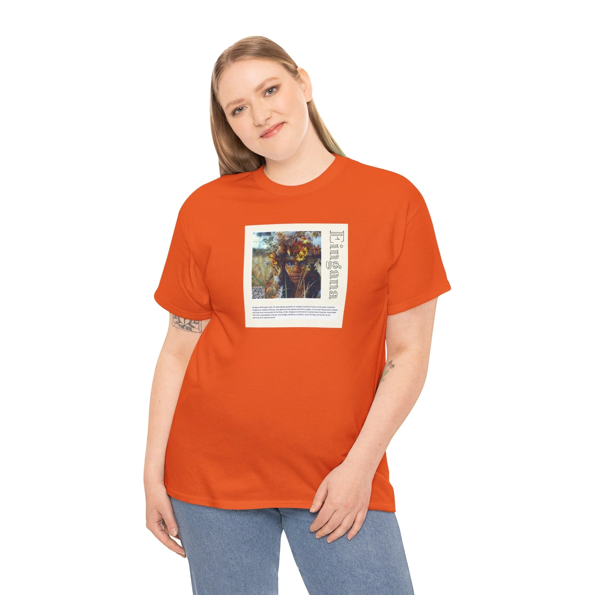 Eingana Aziza & Fae Unisex Heavy Cotton Tee - Image 61