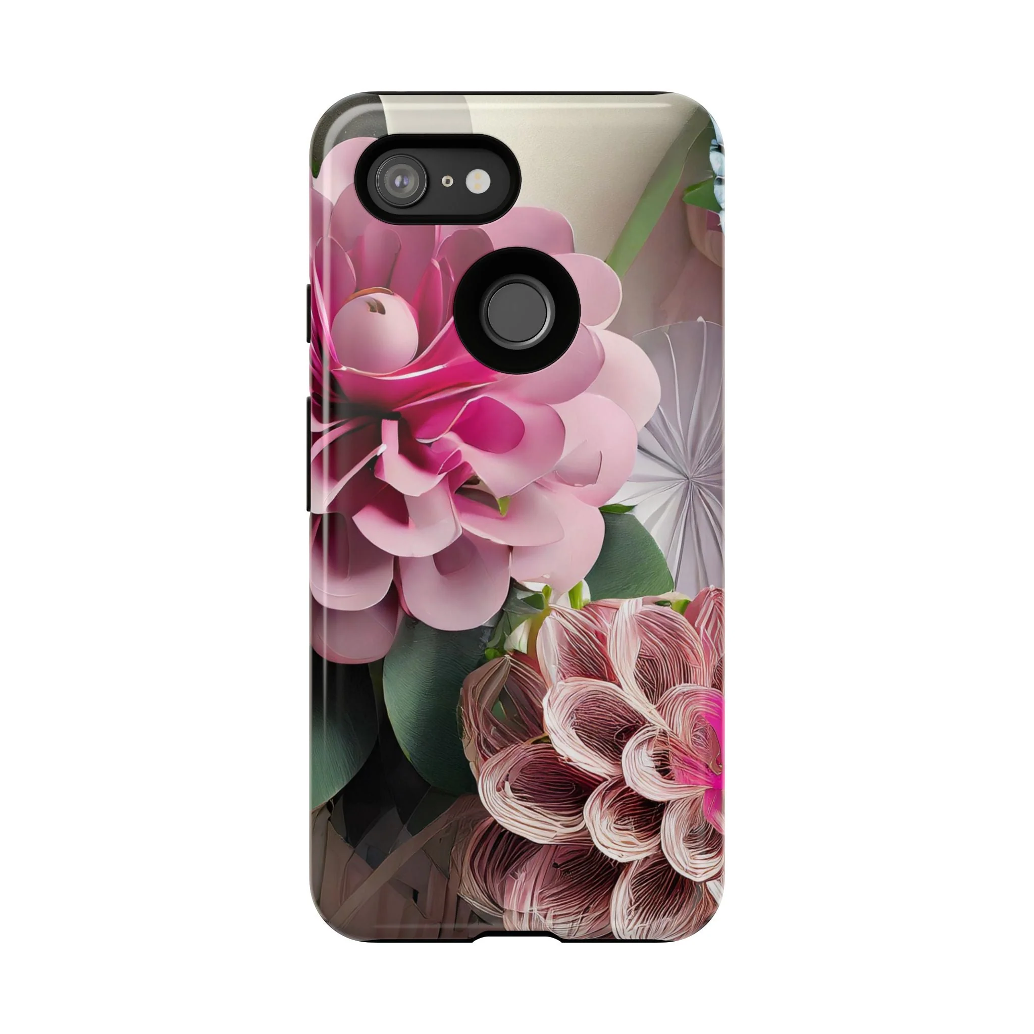 Elegant Paper Flowers Tough Phone Case - Image 45