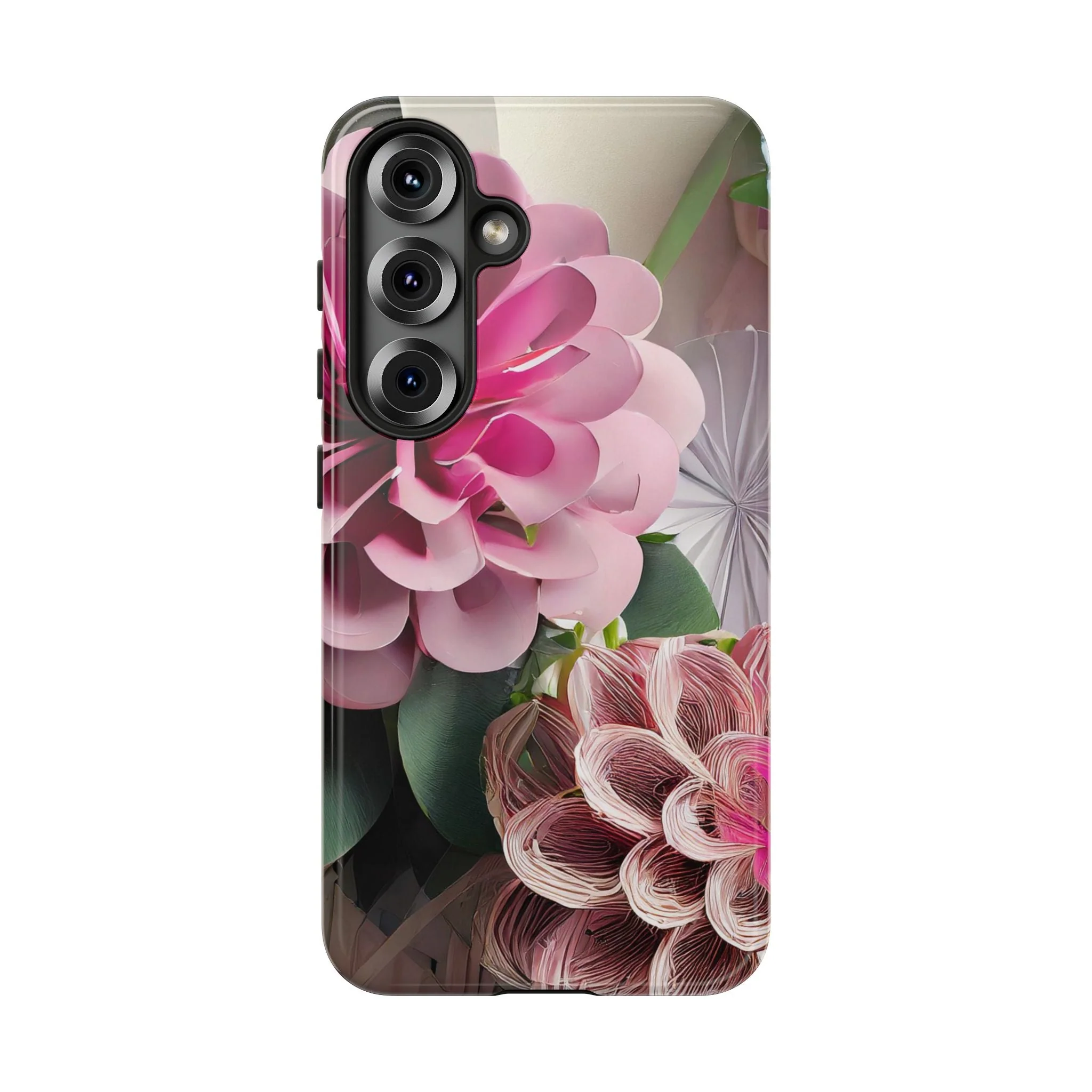 Elegant Paper Flowers Tough Phone Case - Image 51