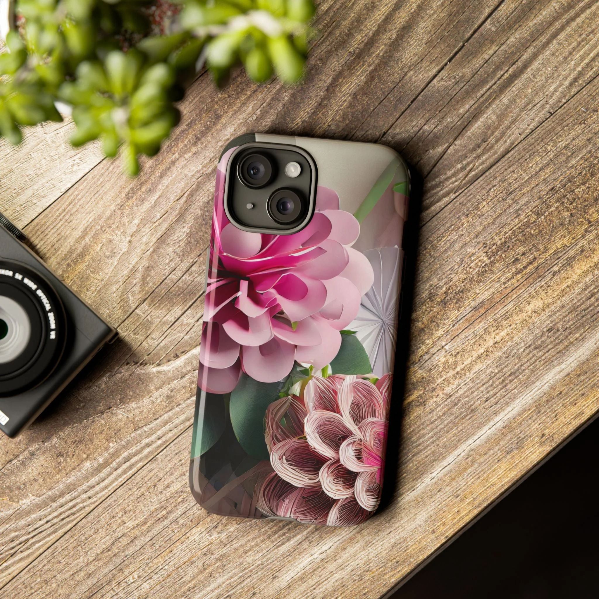 Elegant Paper Flowers Tough Phone Case - Image 80