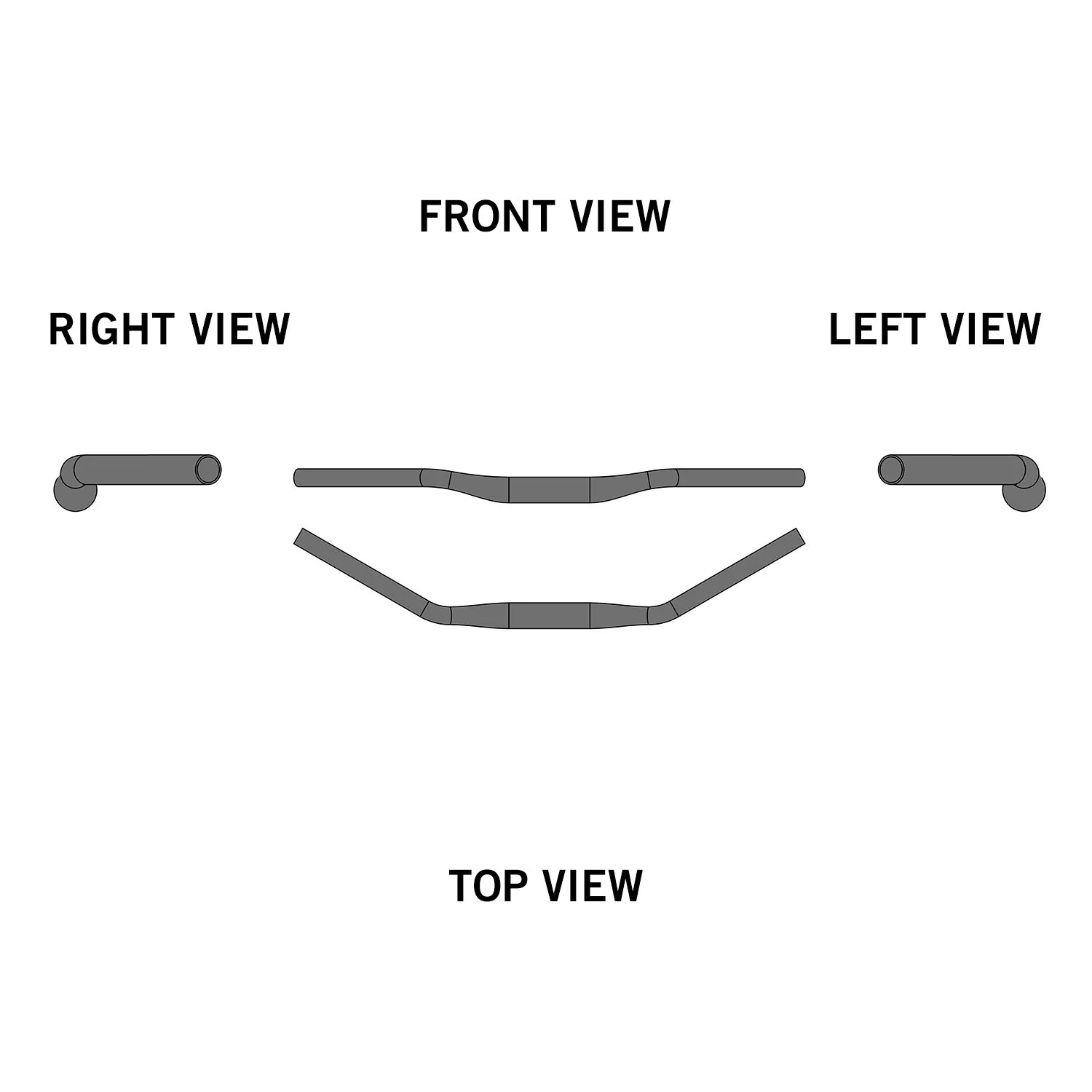 Ergotec - Ladytown i Handlebar - 31.8 mm - Black Sandblasted - Image 4