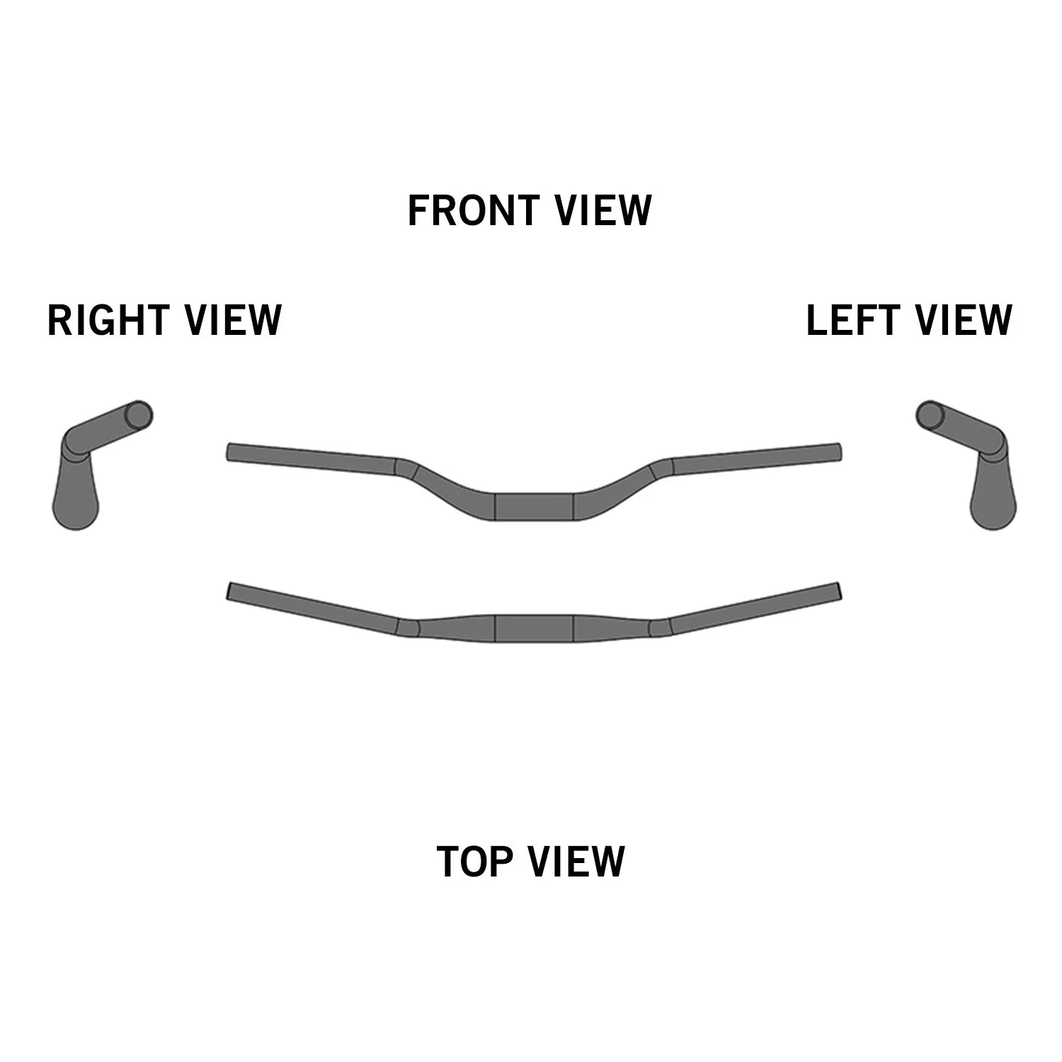 Ergotec Riser Bar 50 (35.0, GW780, GL220, GH50, 12° | Black Sandblasted) - Image 2