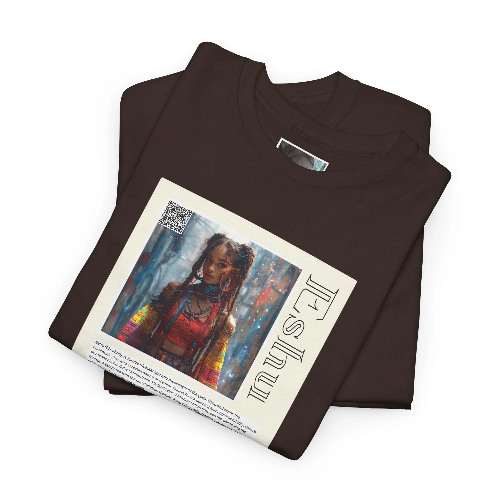 Eshu Aziza & Fae Unisex Heavy Cotton Tee - Image 21