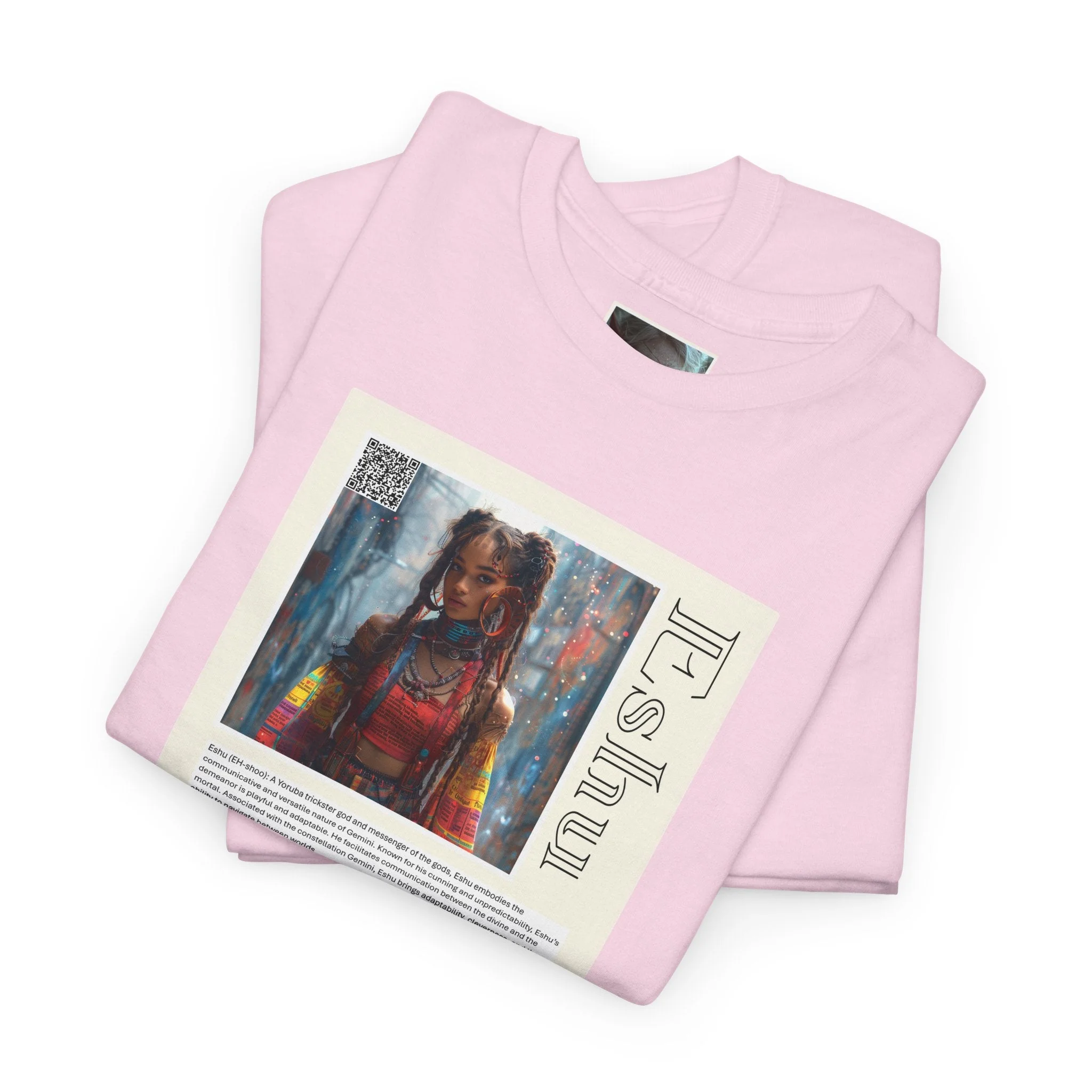 Eshu Aziza & Fae Unisex Heavy Cotton Tee - Image 31
