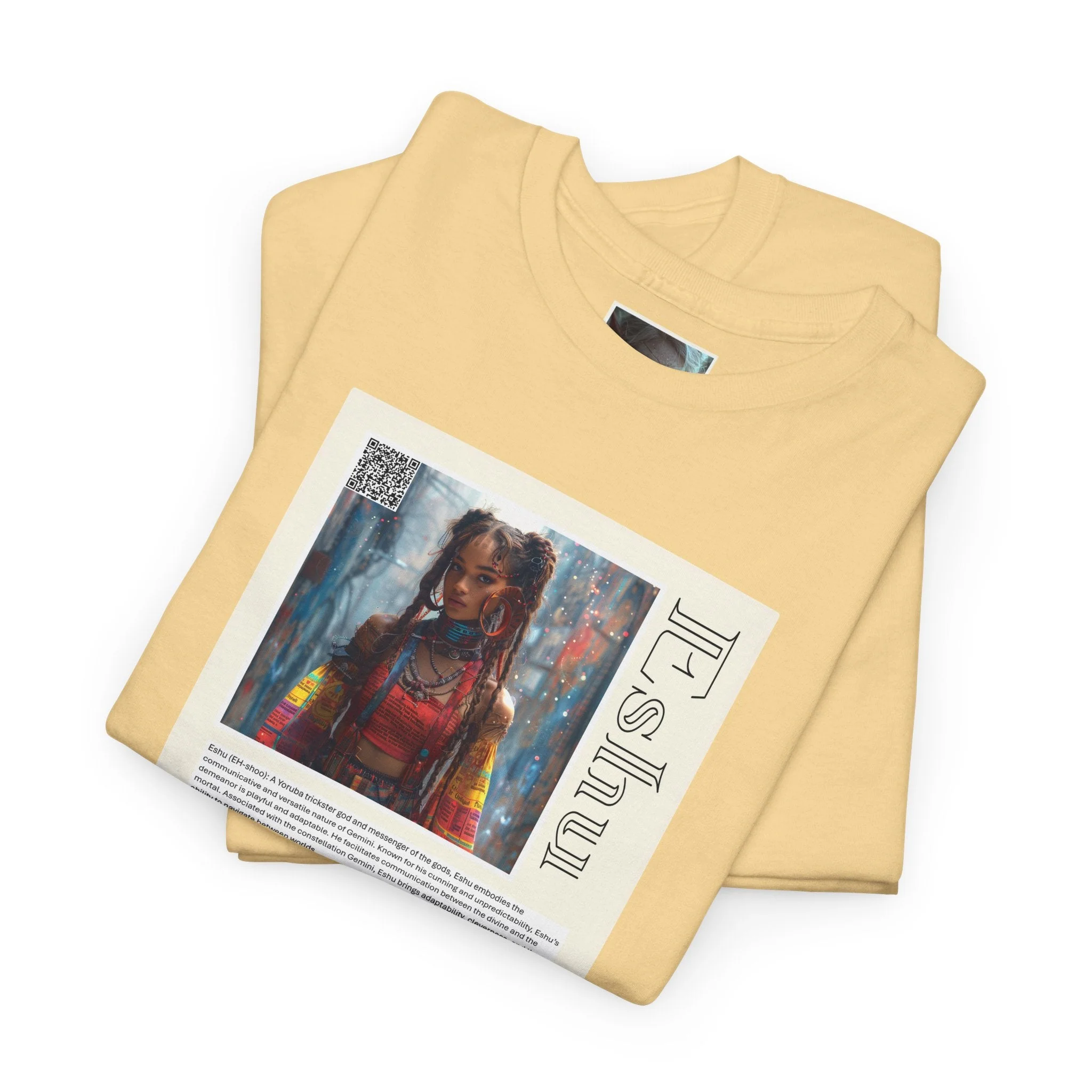 Eshu Aziza & Fae Unisex Heavy Cotton Tee - Image 56